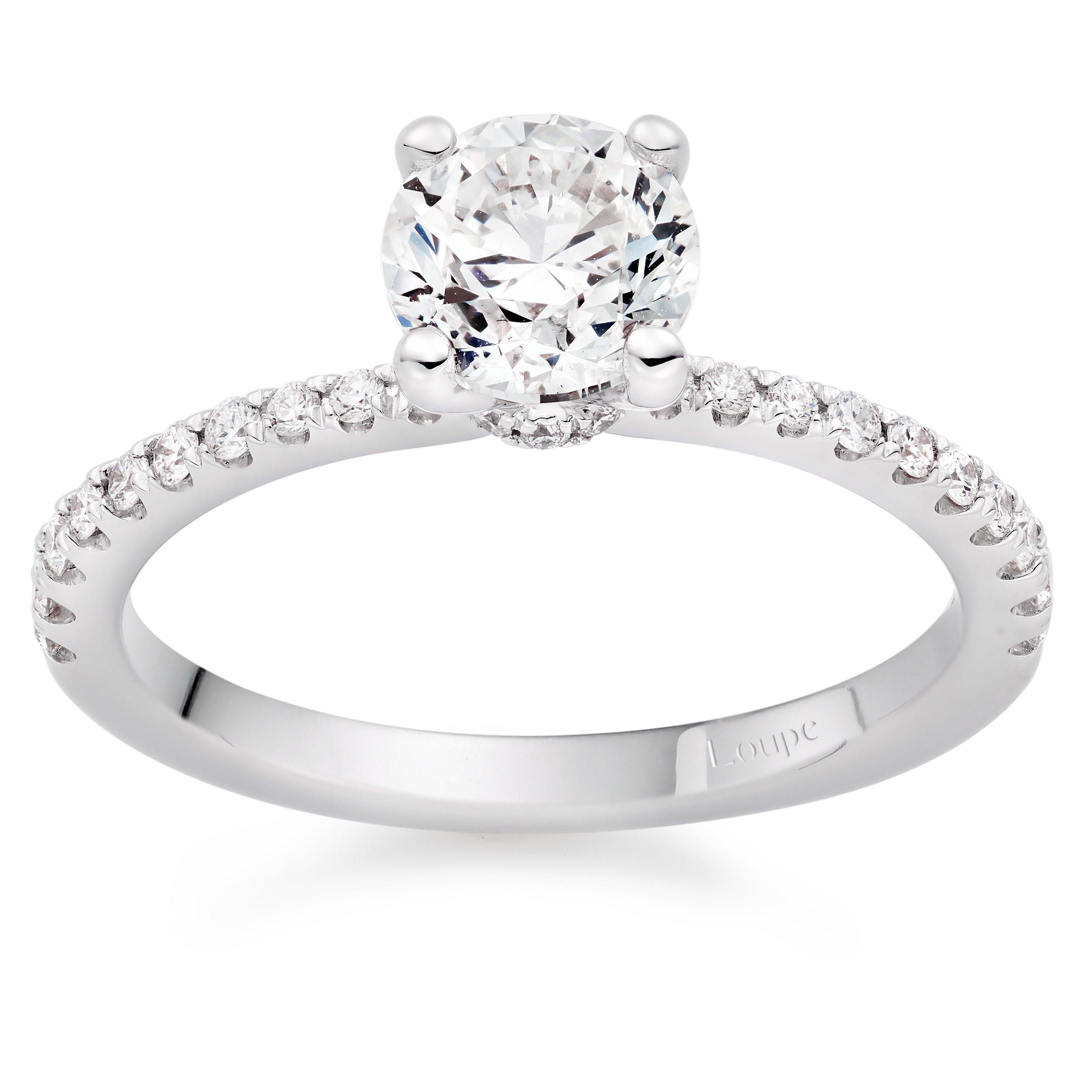 Confidante Solitaire Diamond Ring in Platinum