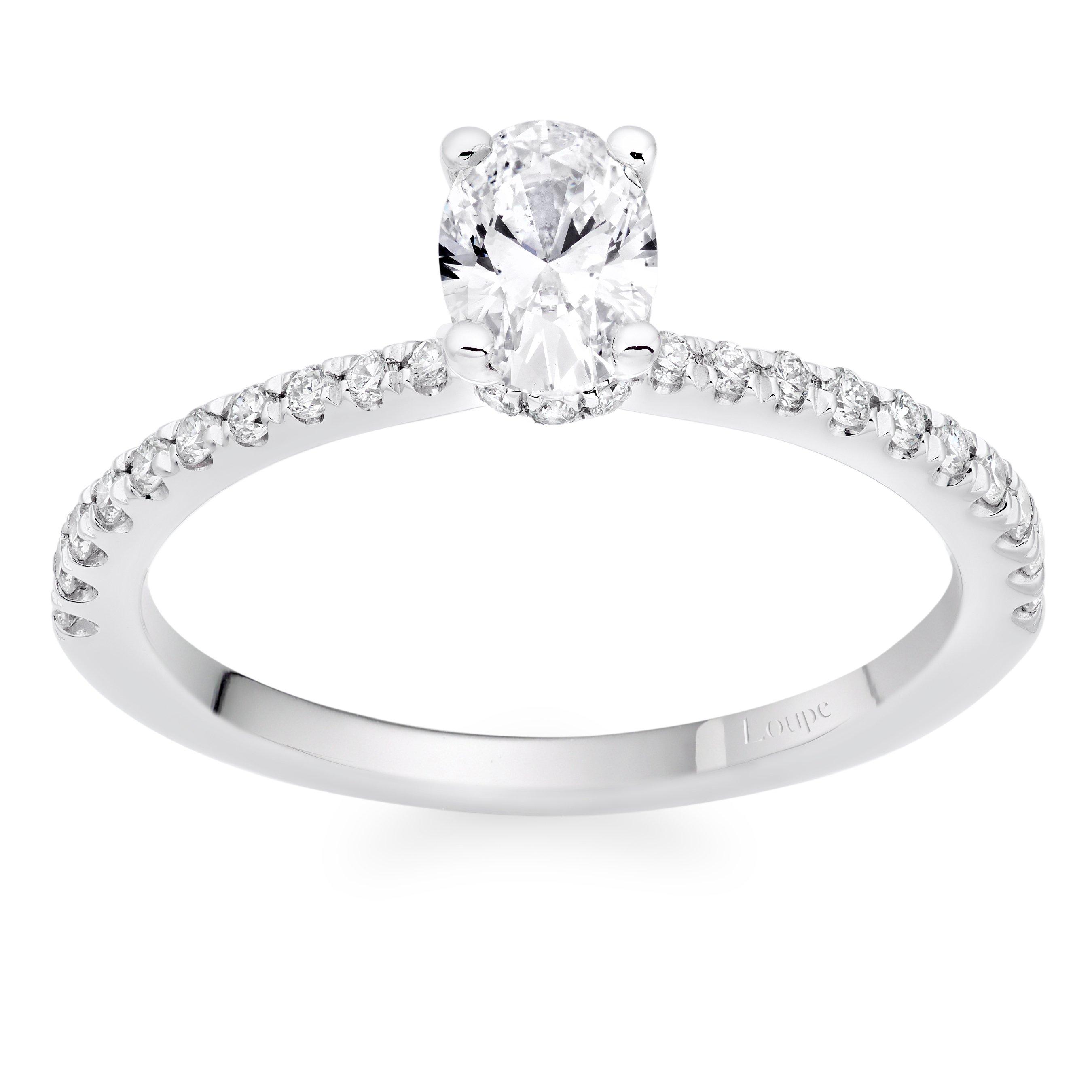 Loupe Confidante Solitaire Diamond Ring in Platinum