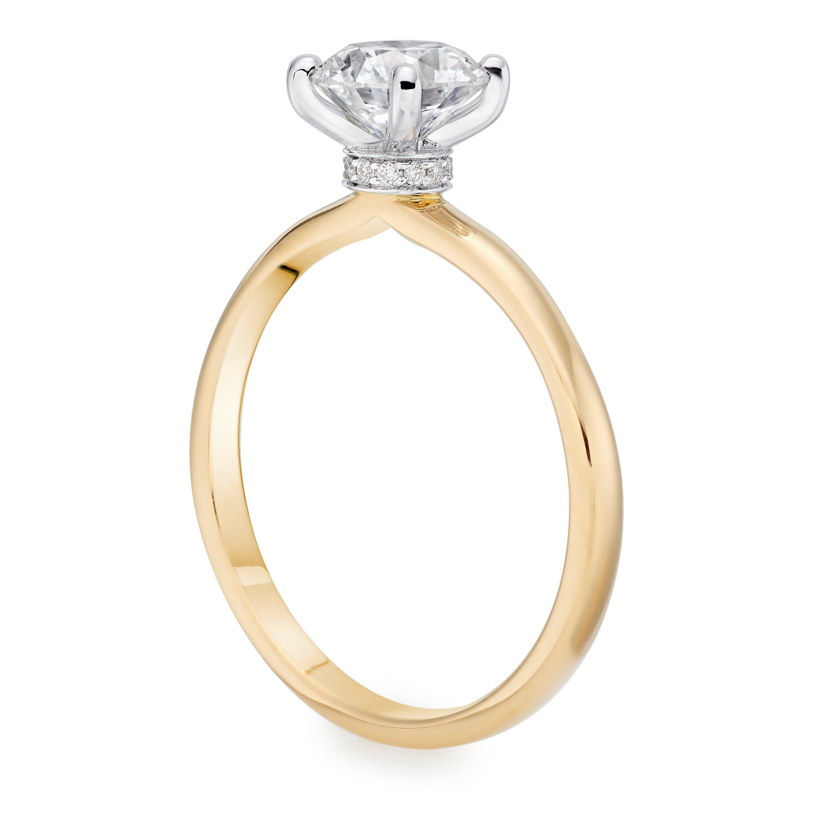 Confidante Solitaire Diamond Ring in Platinum