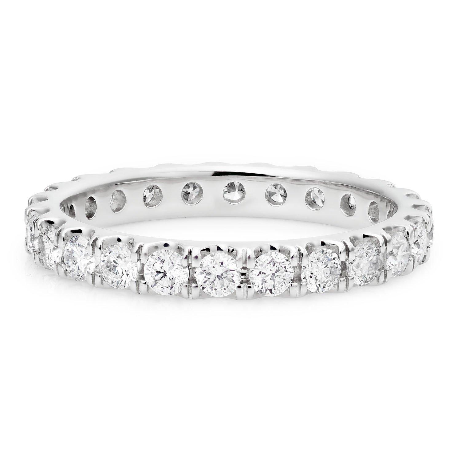 Loupe Icons Diamond Wedding Ring in Platinum