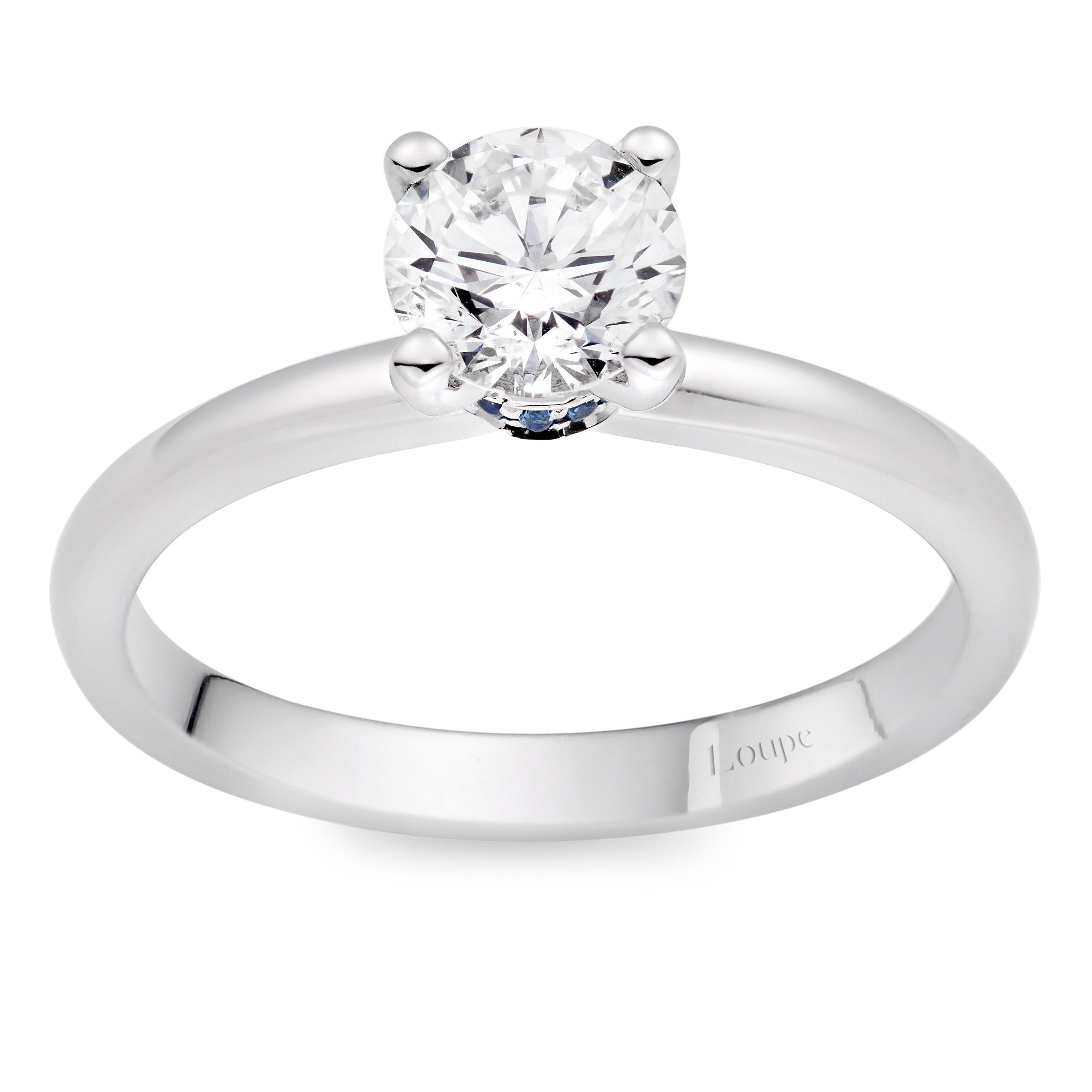 Confidante Solitaire Diamond Ring in Platinum