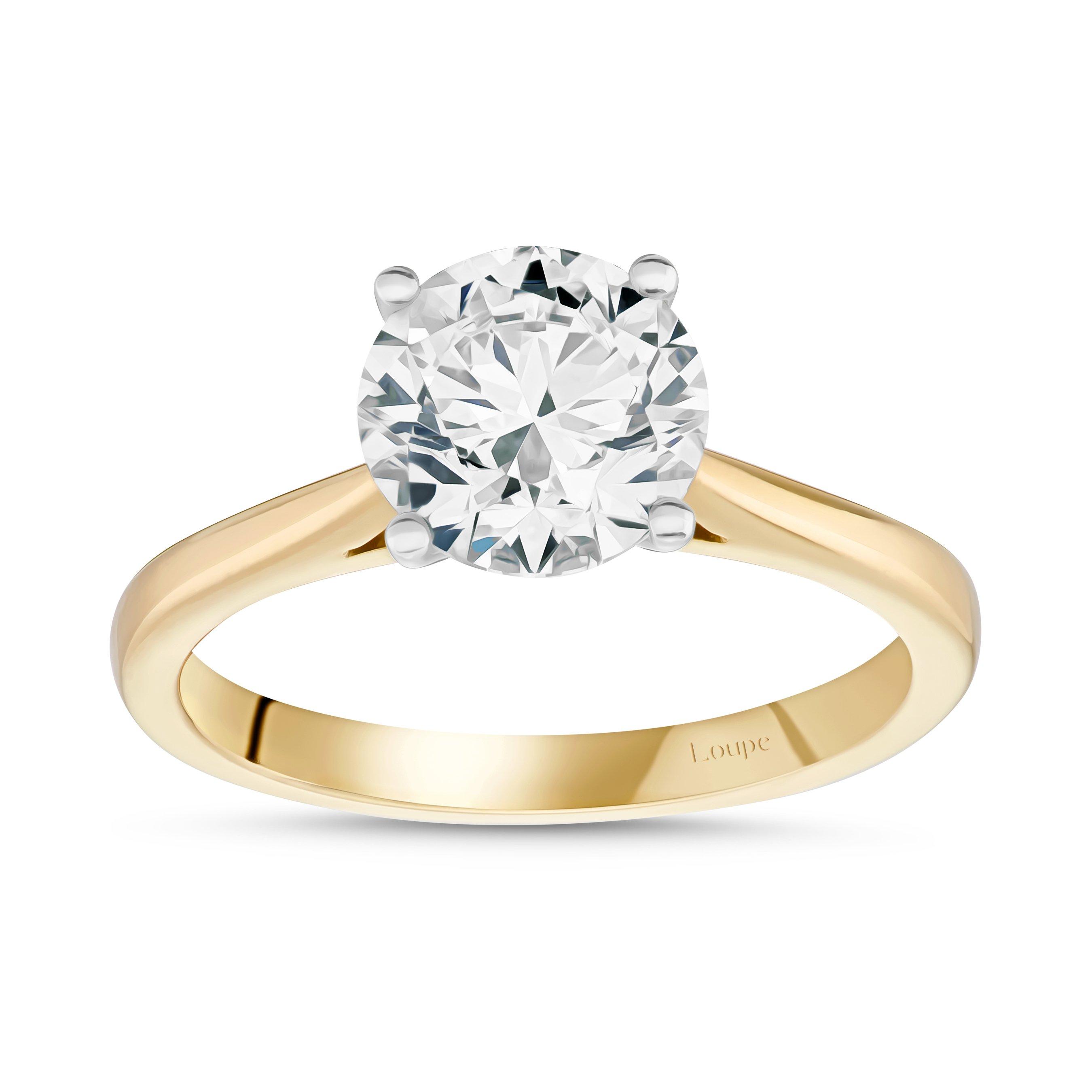 Loupe Icons Diamond Ring in 18ct Yellow Gold