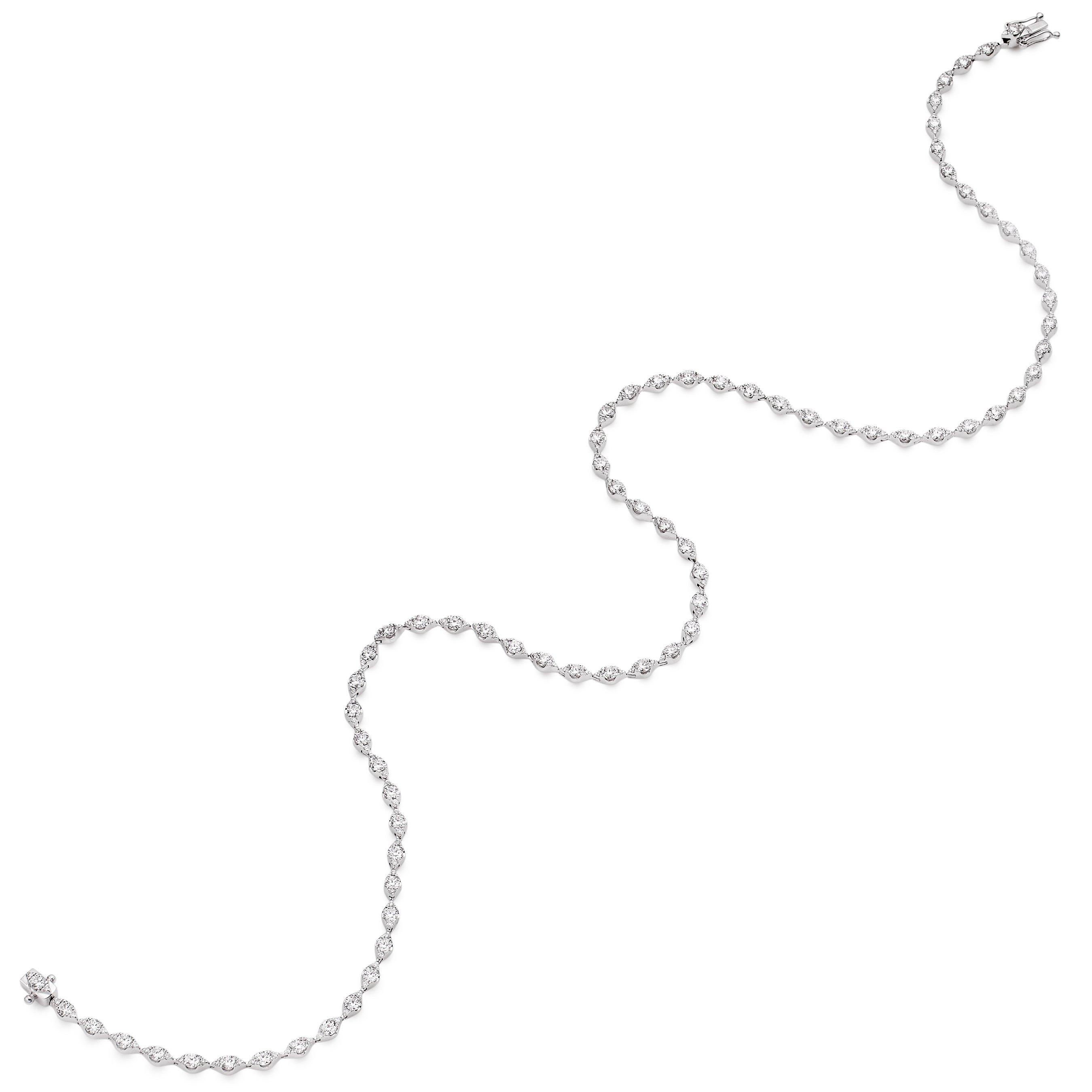 Loupe Icons Diamond 18ct White Gold Necklace