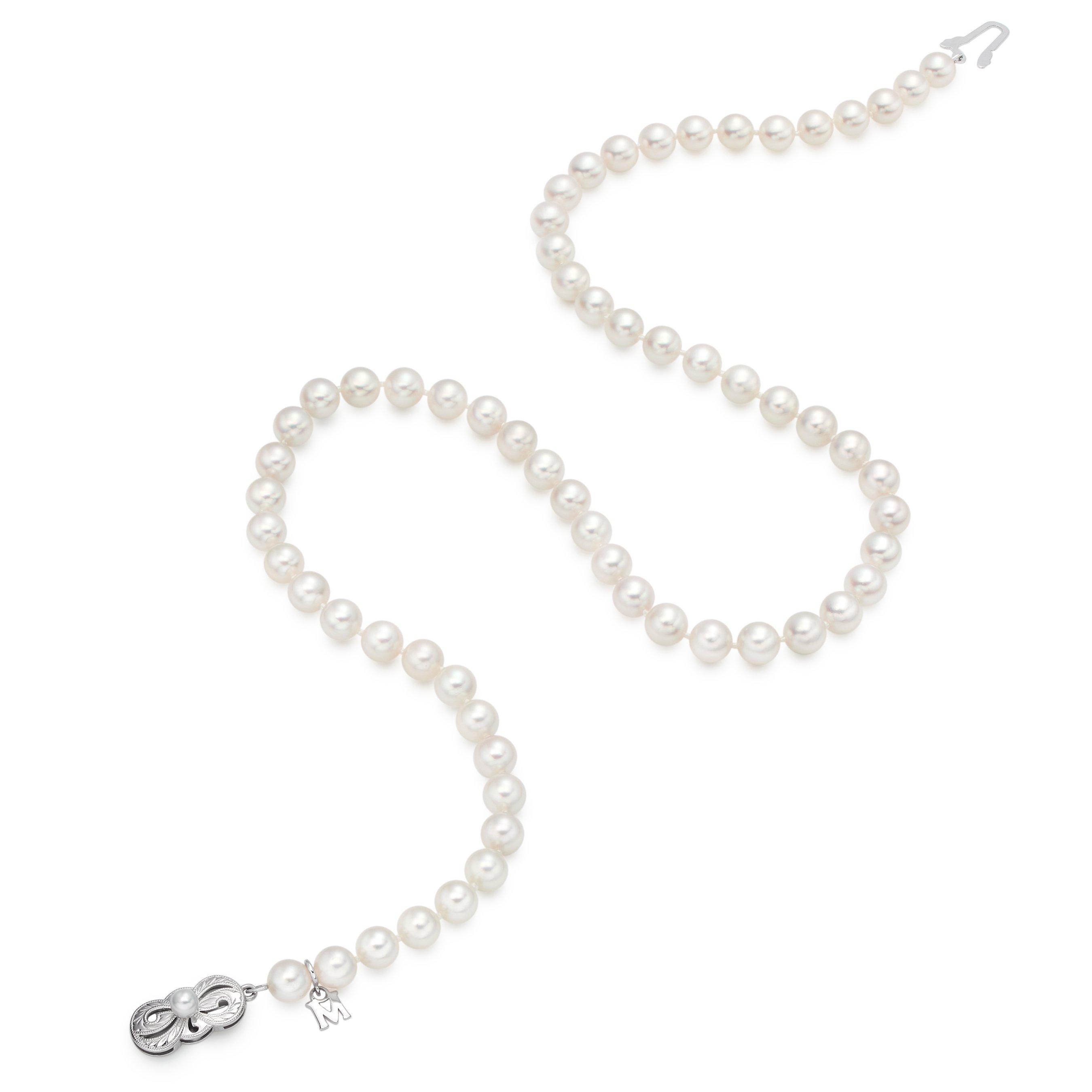 Mikimoto black pearl on sale necklace