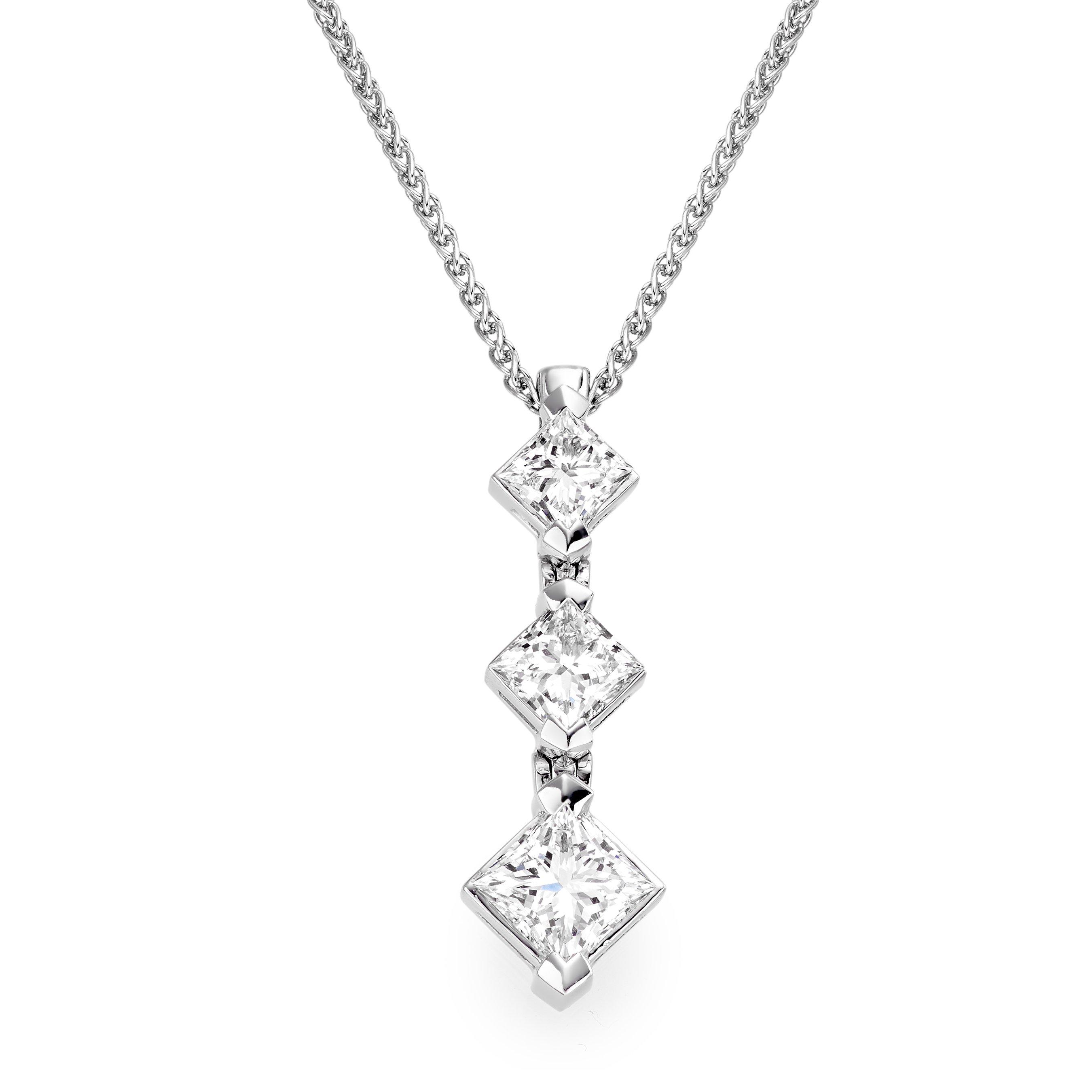 Loupe Delectables Diamond Pendant in 18ct White Gold