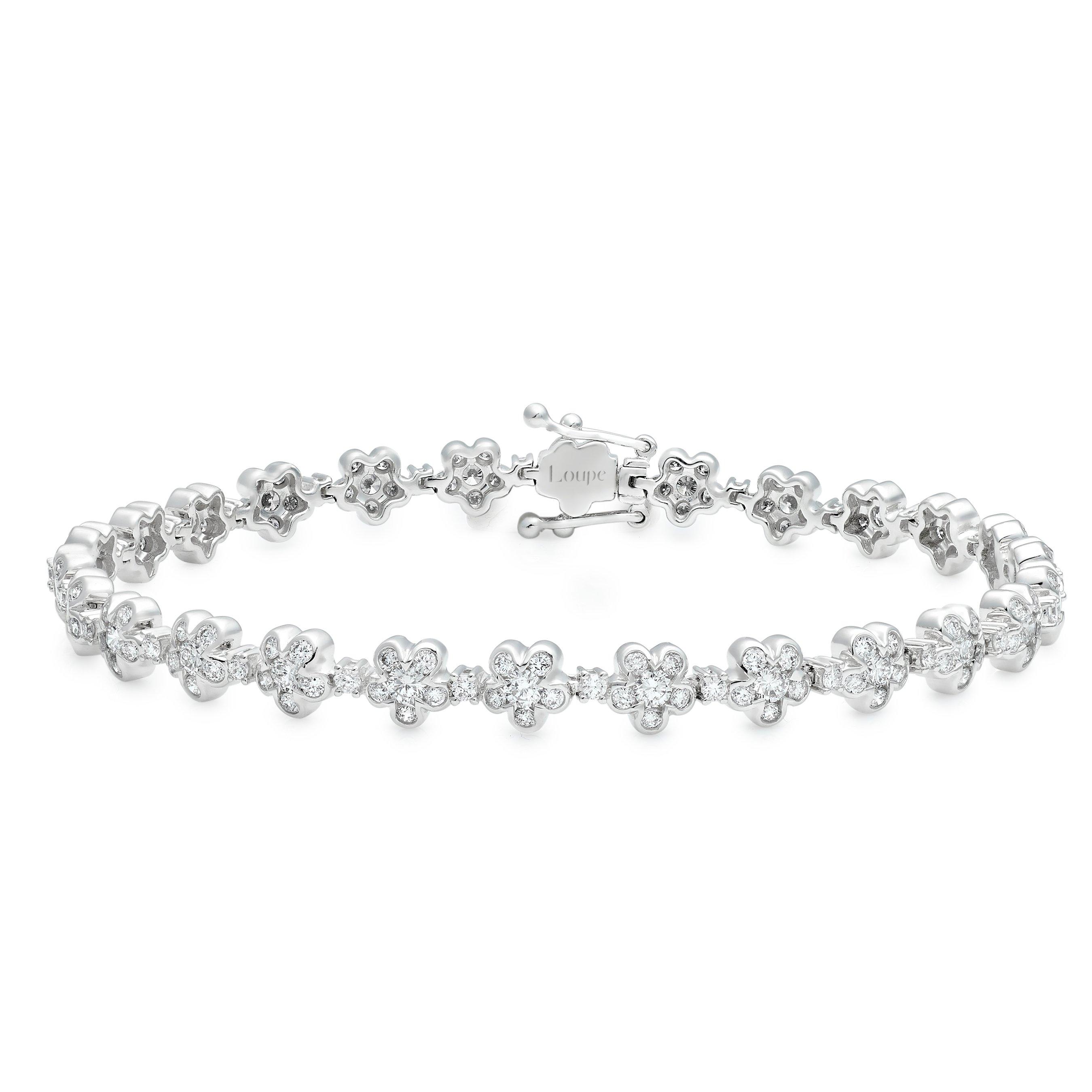 Loupe Delectables Diamond Bracelet in 18ct White Gold