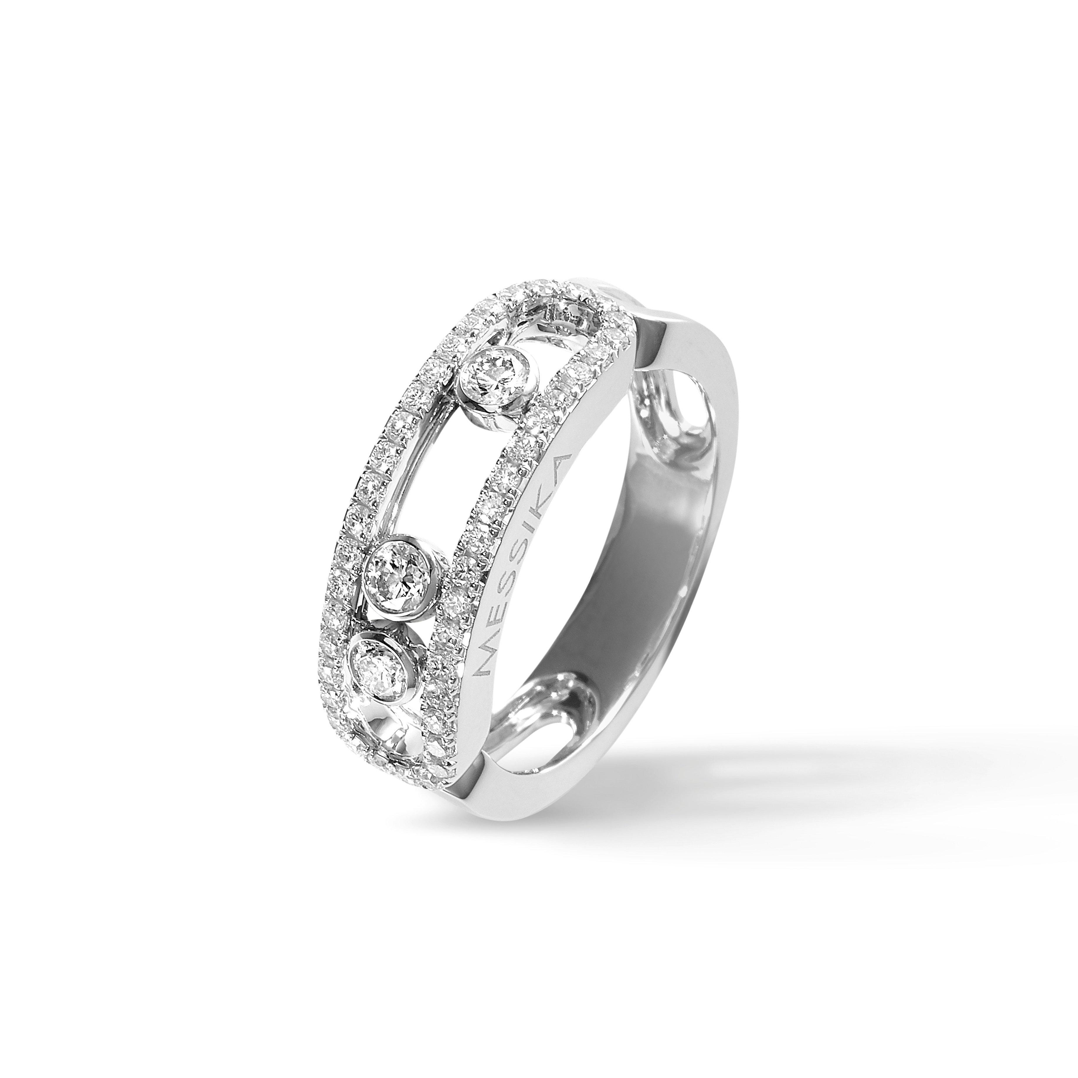 Messika Move Classique 18ct White Gold Diamond Ring