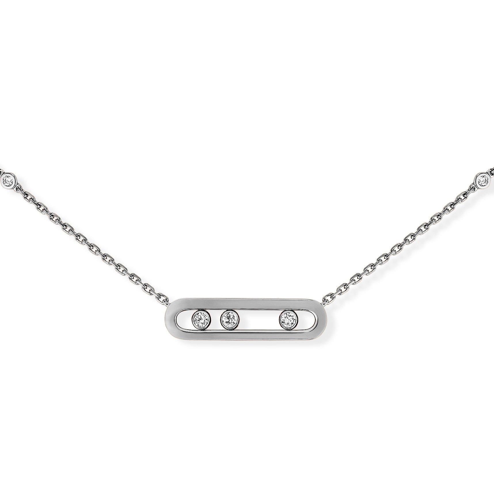 Messika Baby Move 18ct White Gold Diamond Necklace