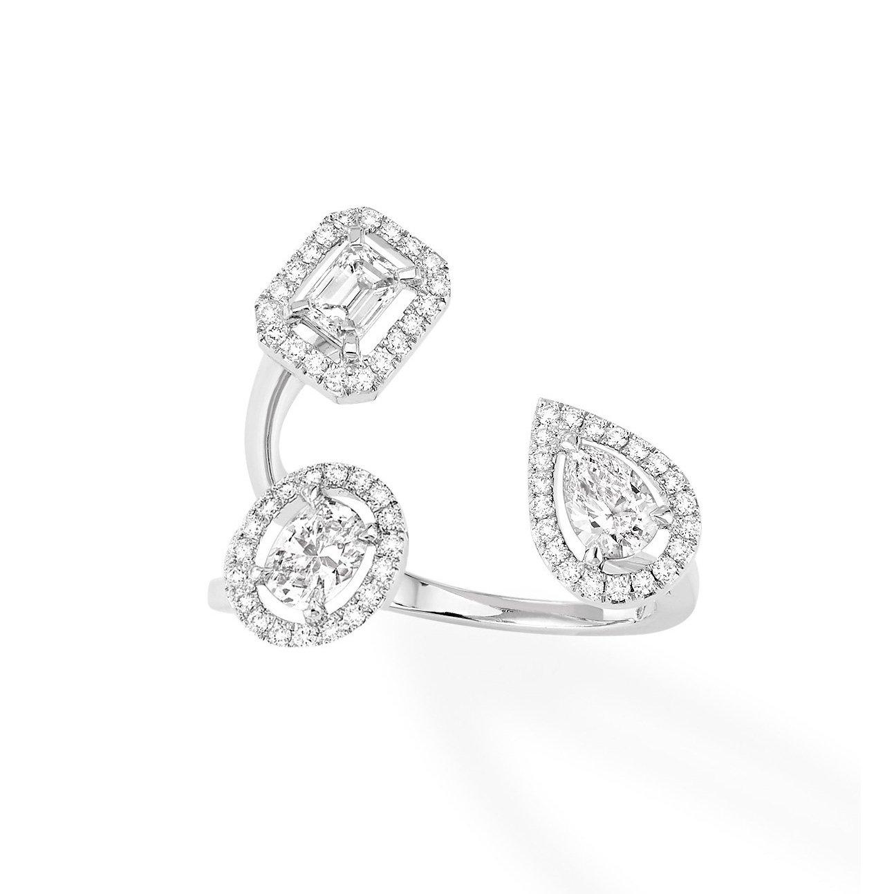 Messika My Twin Trilogy 18ct White Gold Diamond Ring
