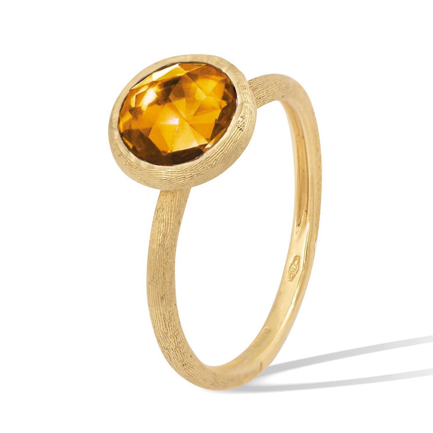 Marco Bicego Jaipur Colour 18ct Yellow Gold Quartz Ring