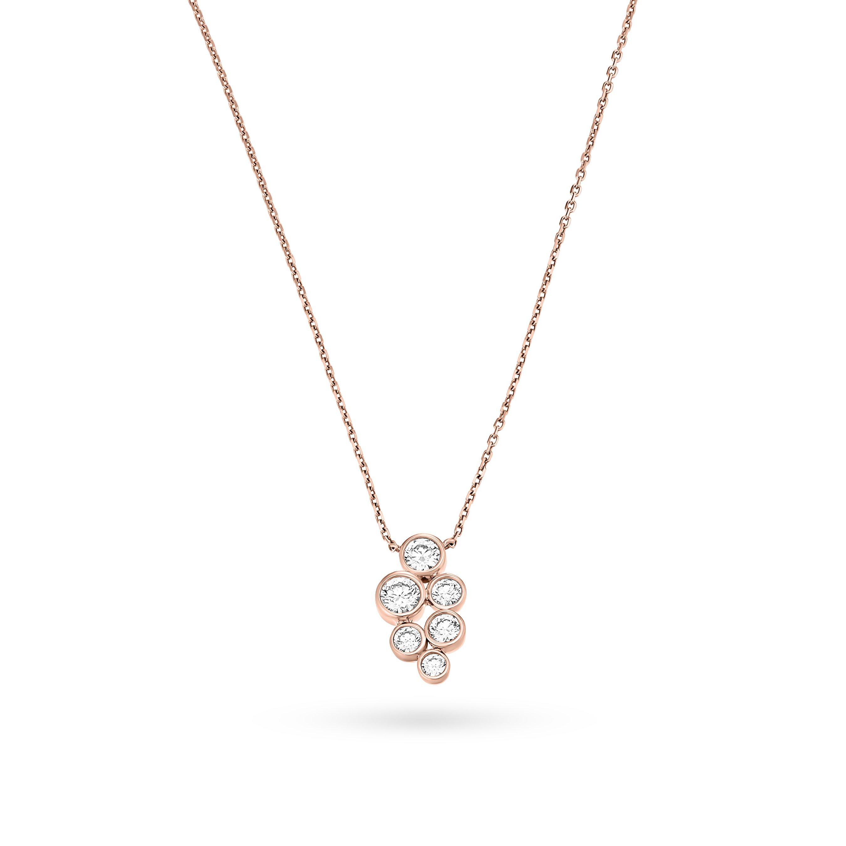 Loupe Verve Diamond Pendant in 18ct Rose Gold