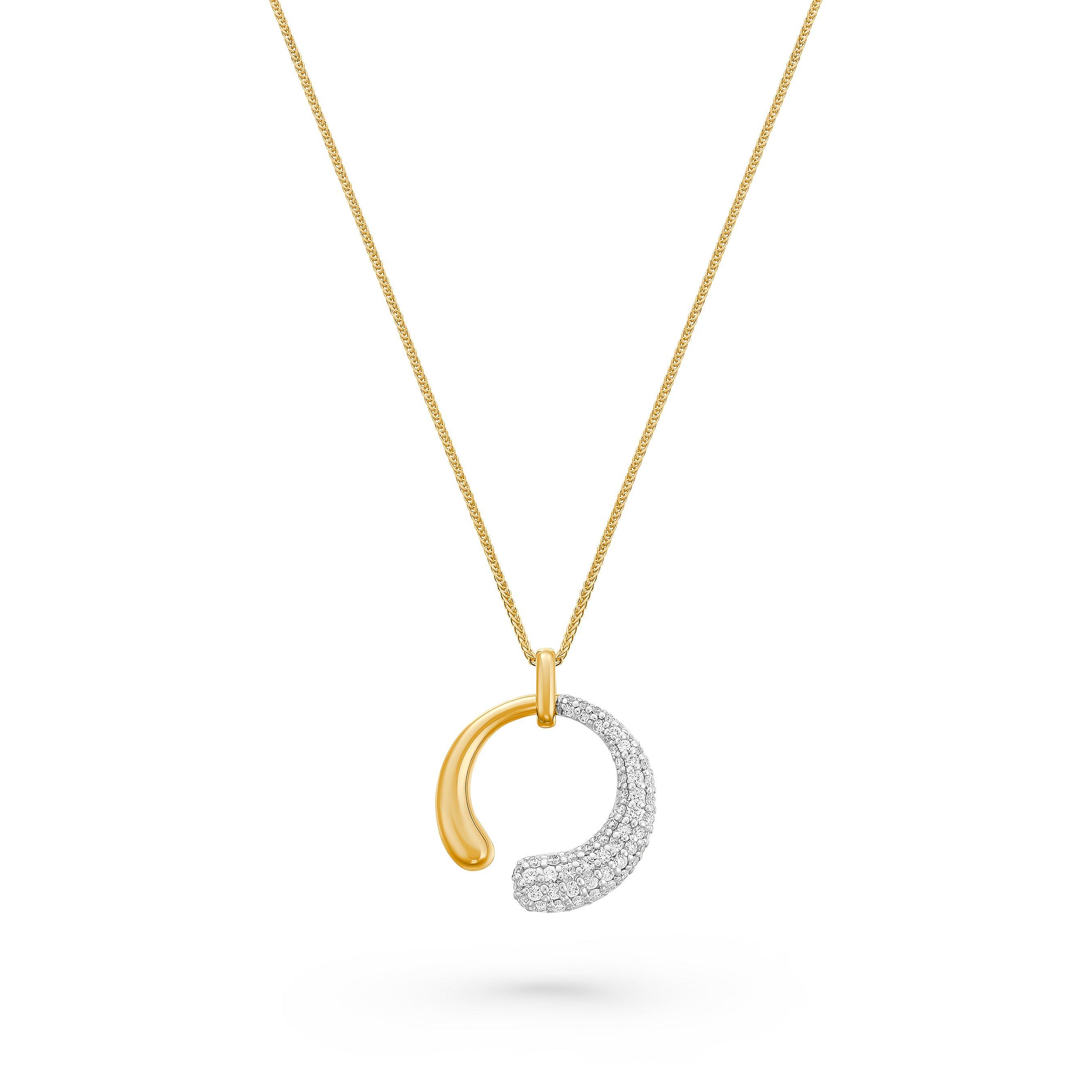Loupe Asteria 18ct Yellow Gold Diamond Pendant 