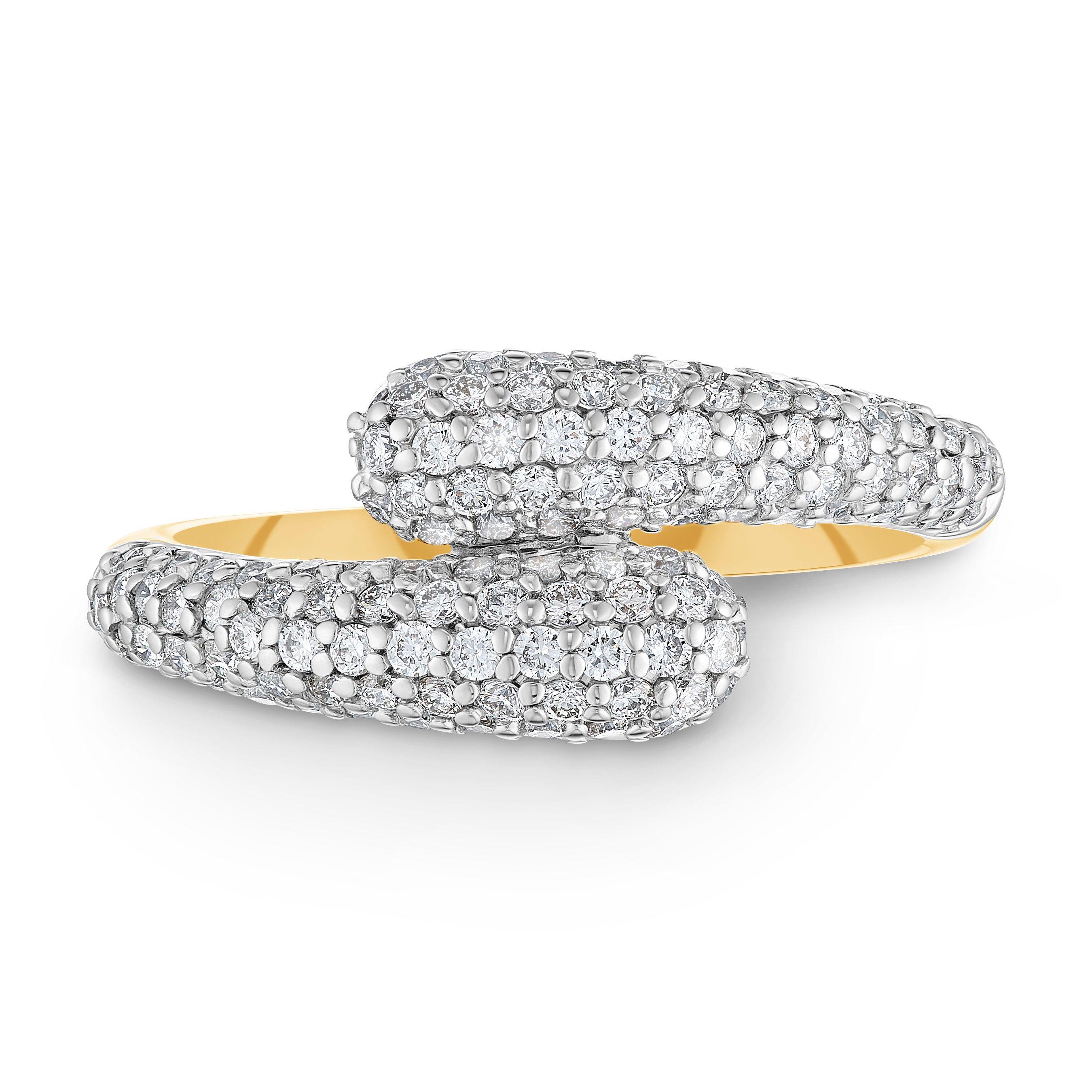 Loupe Asteria Diamond Ring in 18ct Yellow Gold