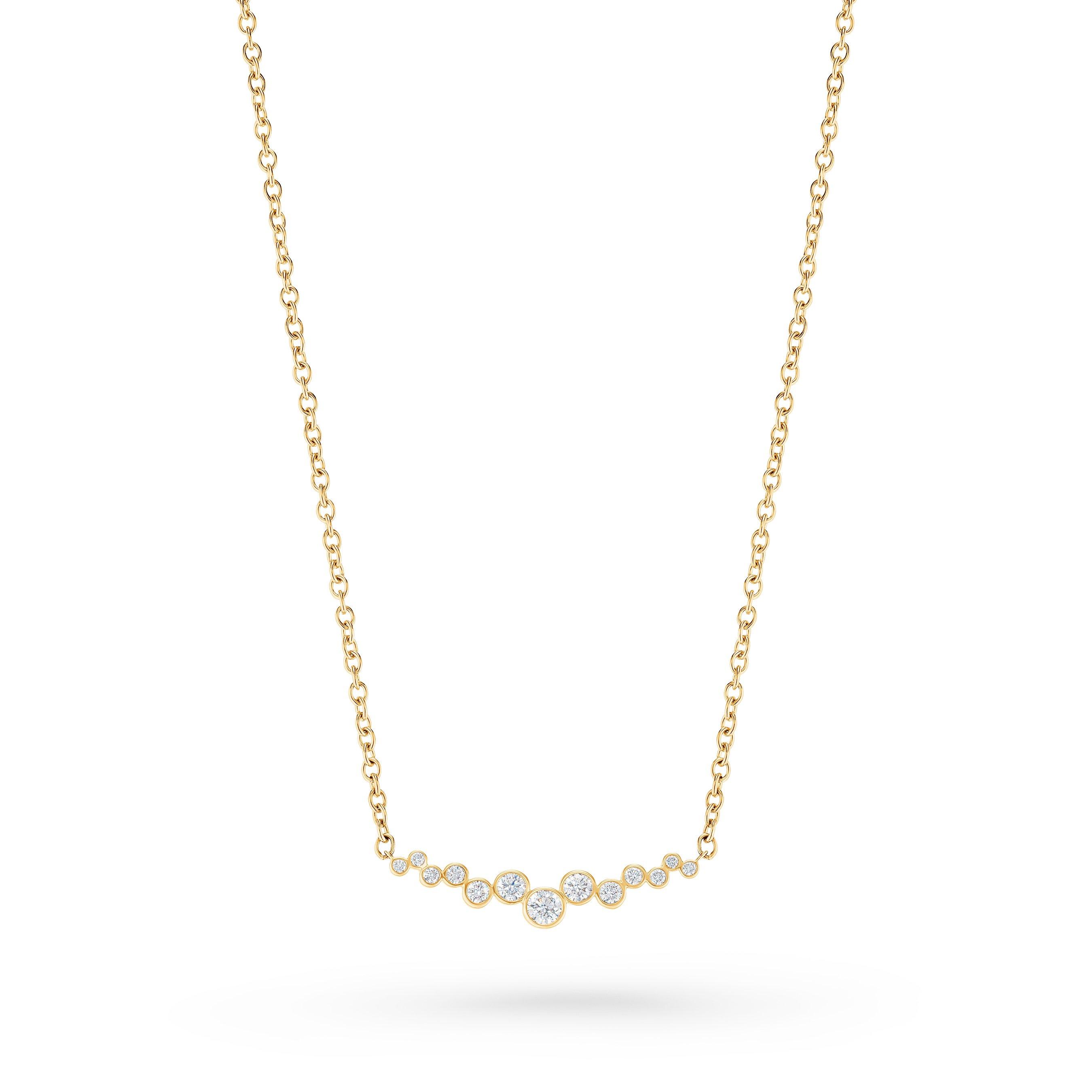 Loupe Verve Diamond Necklace in 18ct Yellow Gold