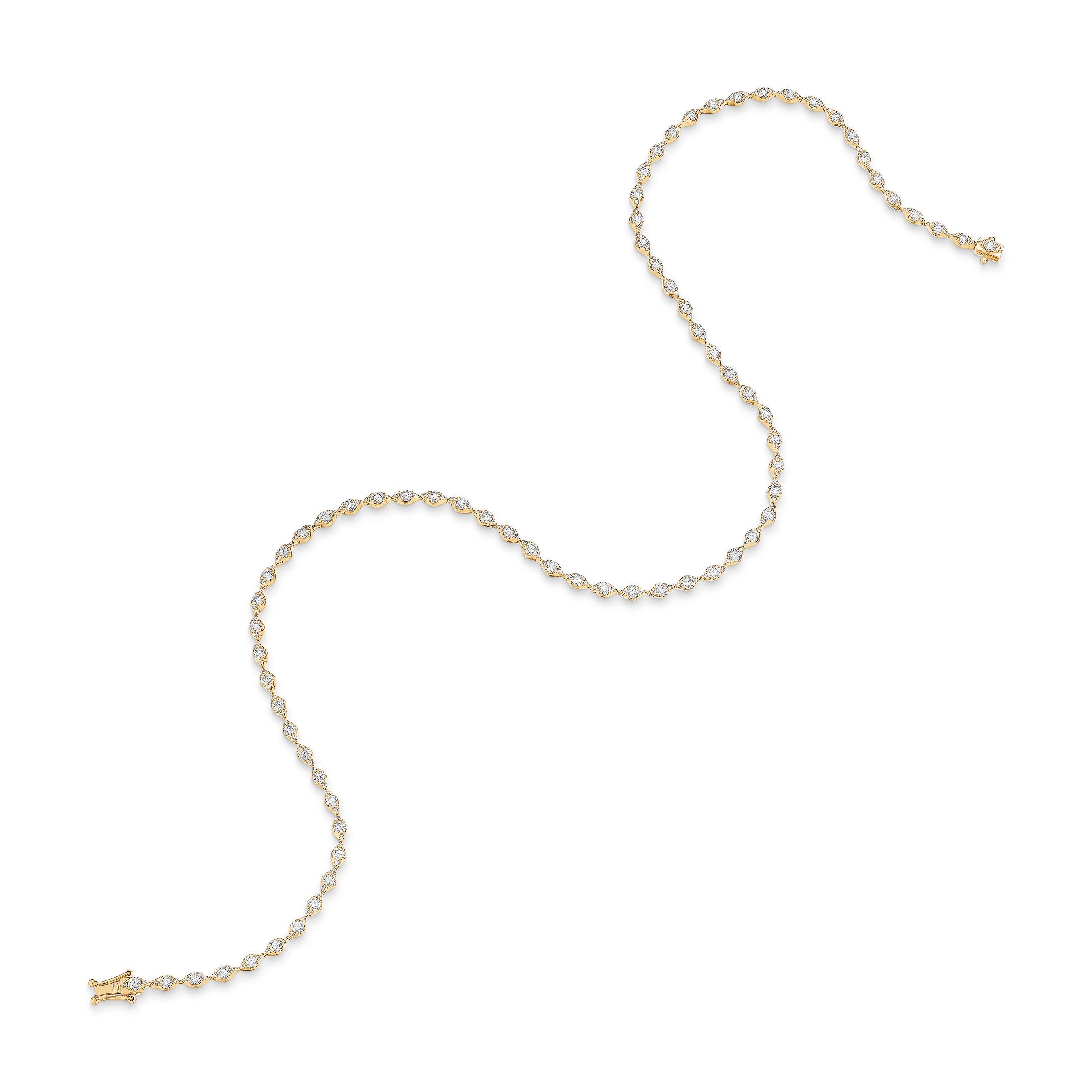 Loupe Icons Diamond Necklace in 18ct Yellow Gold