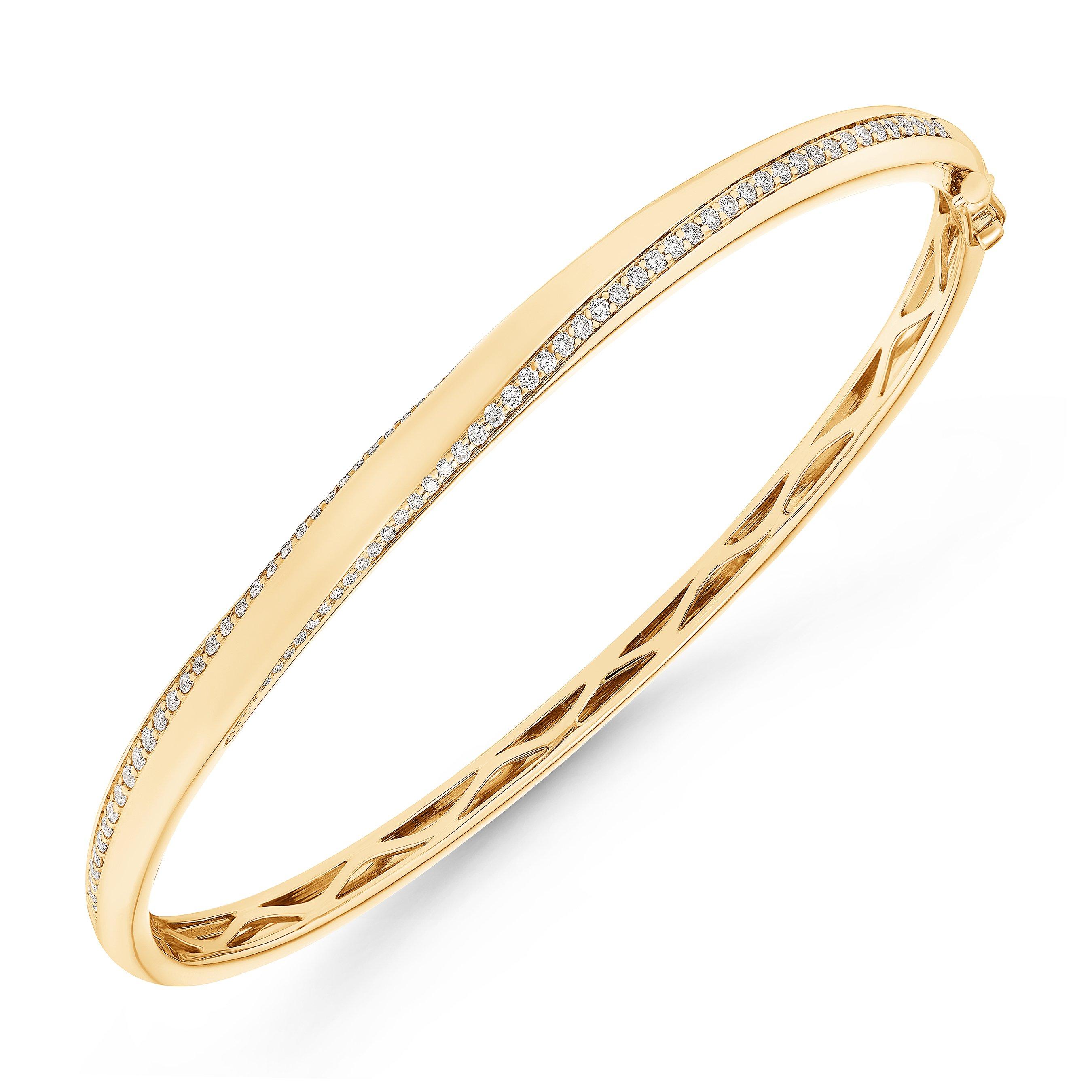 Loupe Spyra Diamond Bangle in 18ct Yellow Gold