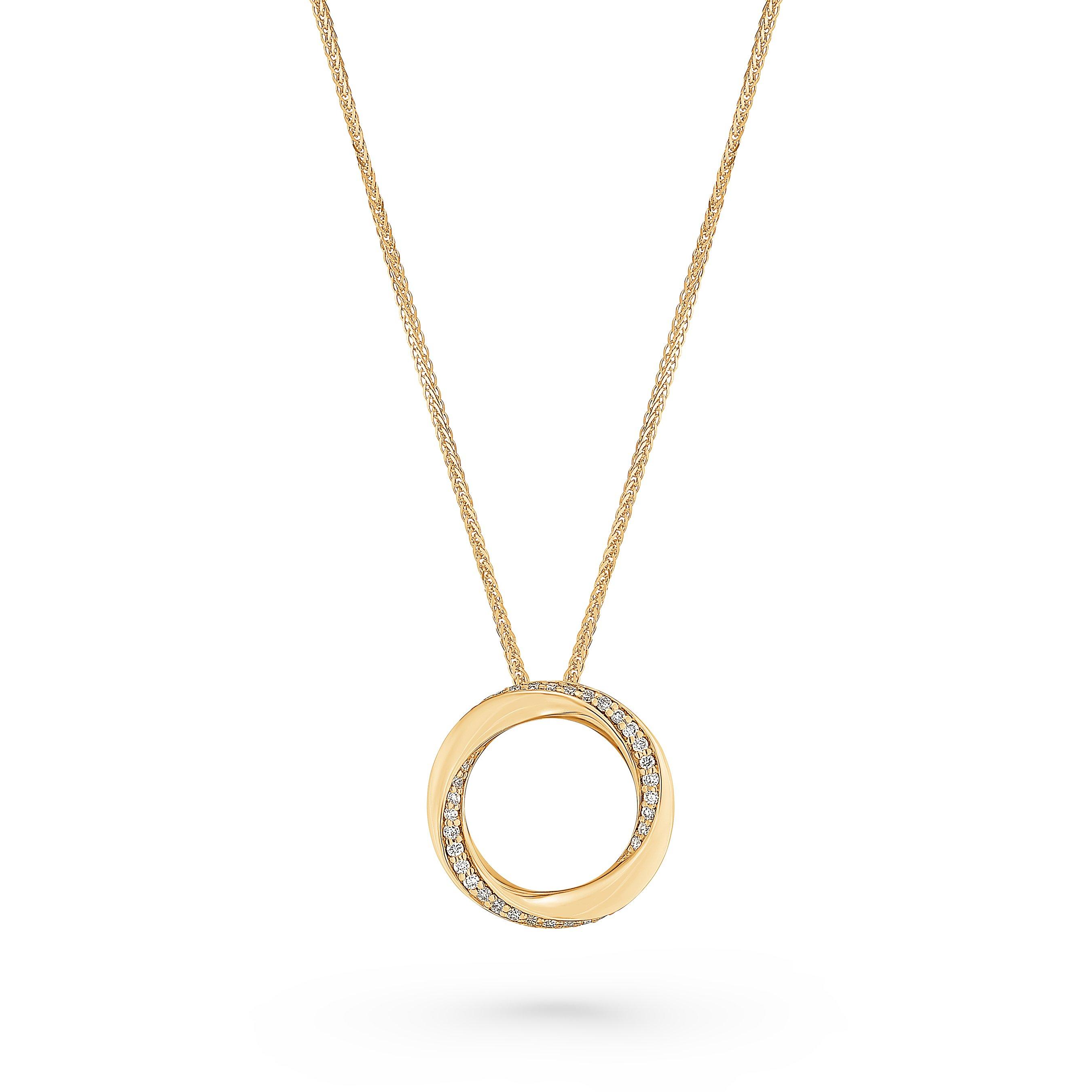 Loupe Spyra Diamond Pendant in 18ct Gold