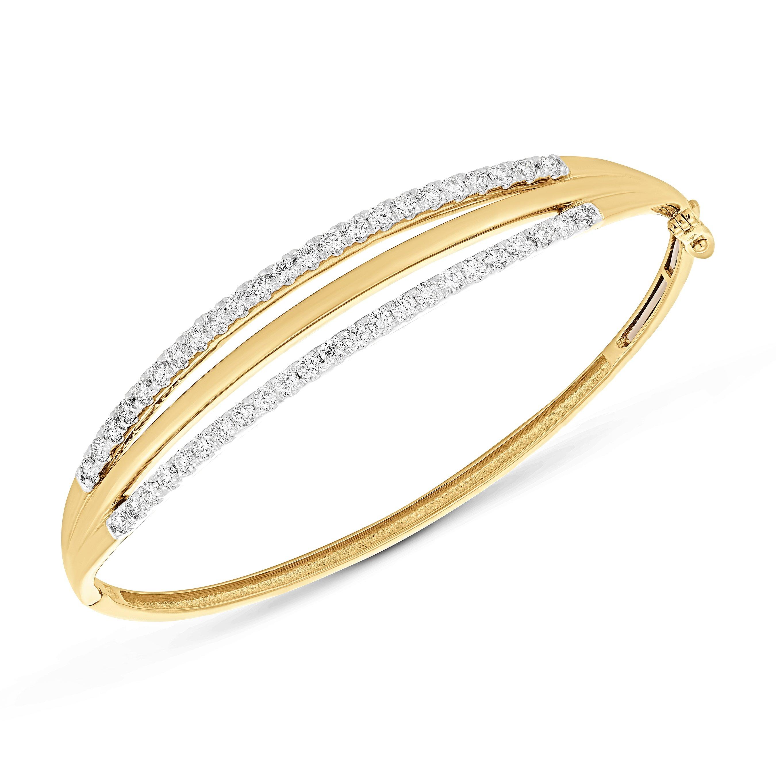 Loupe Harmonia Diamond Bangle in 18ct Yellow Gold