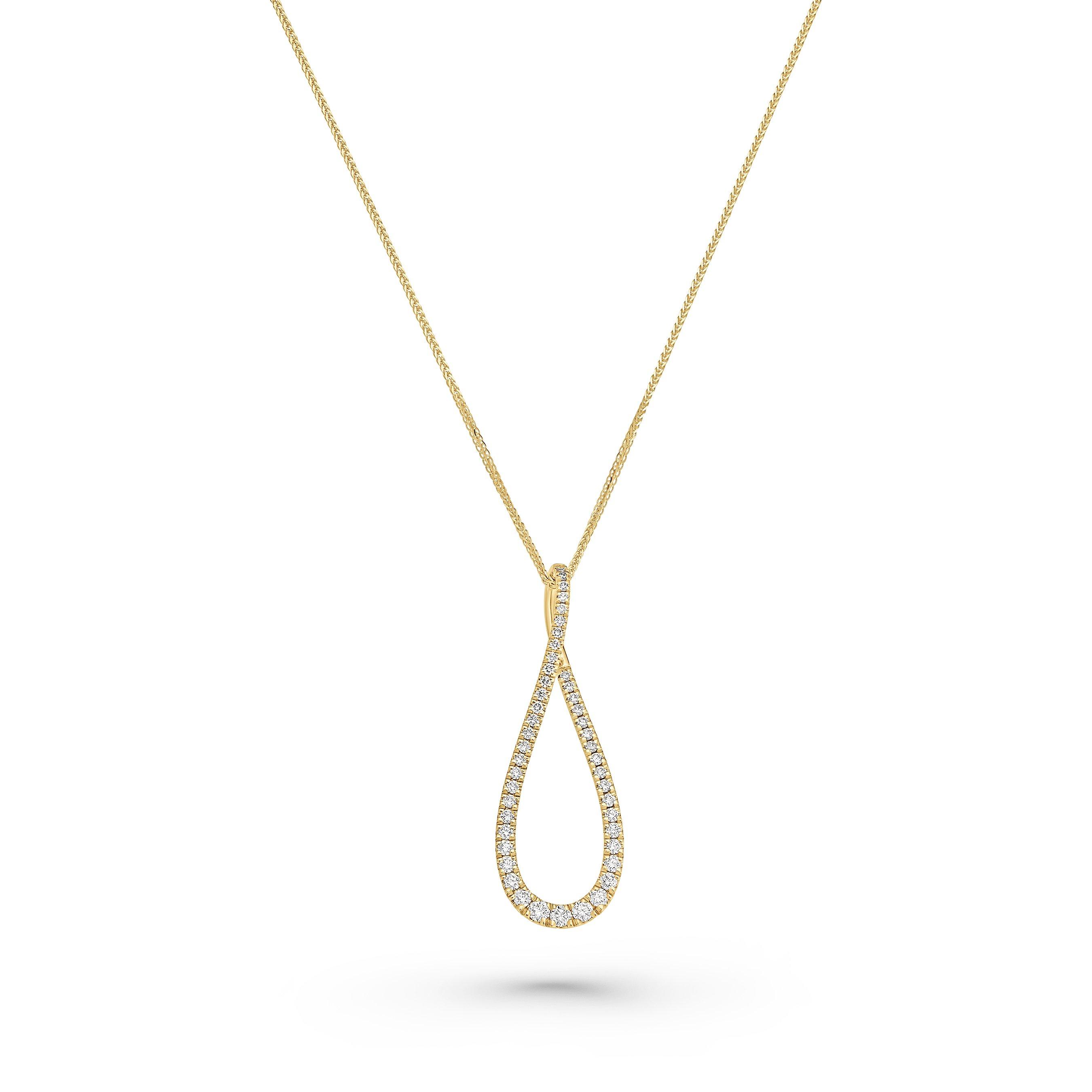 Loupe Icons Diamond Pendant in 18ct Yellow Gold