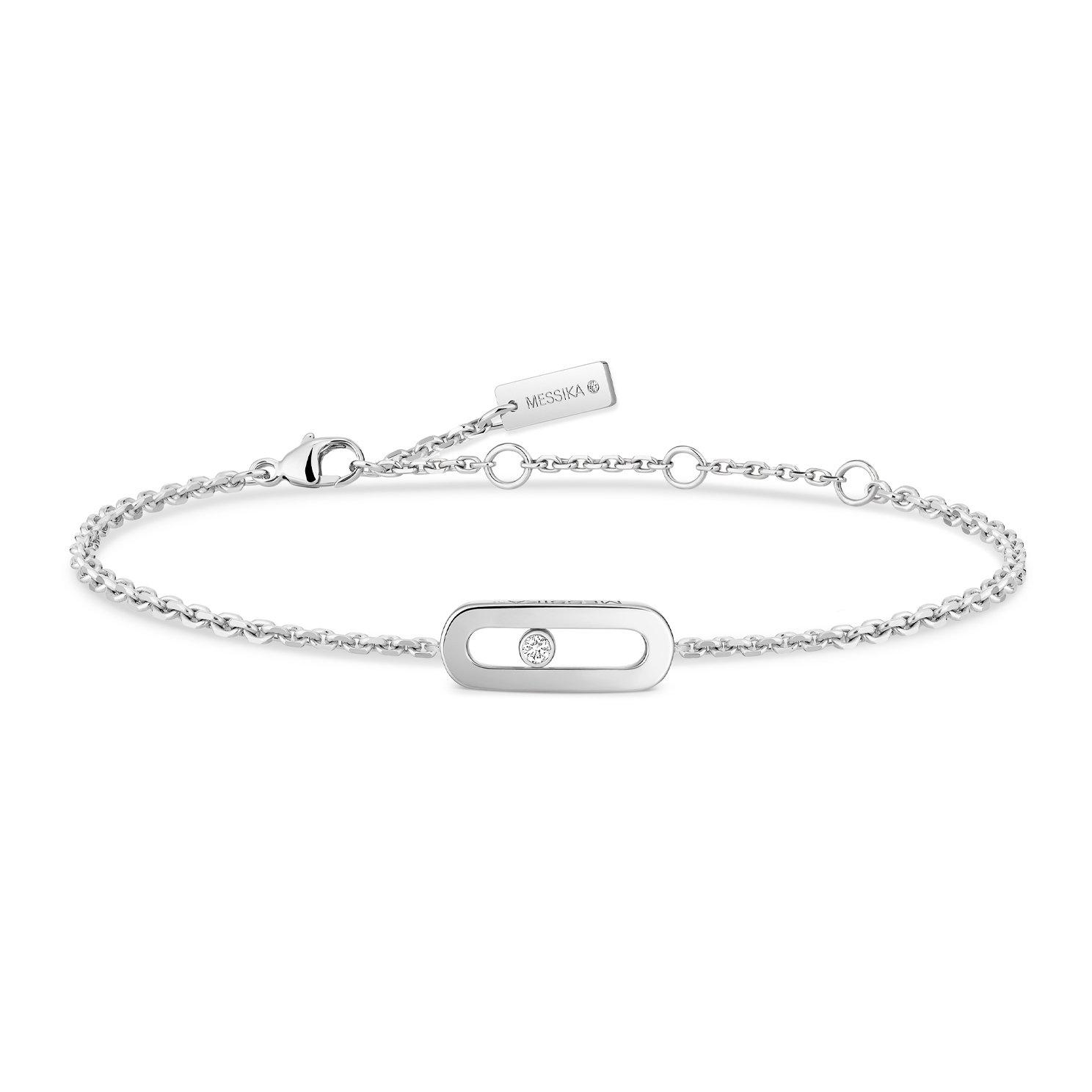 Messika Move Uno Diamond Bracelet in 18ct White Gold