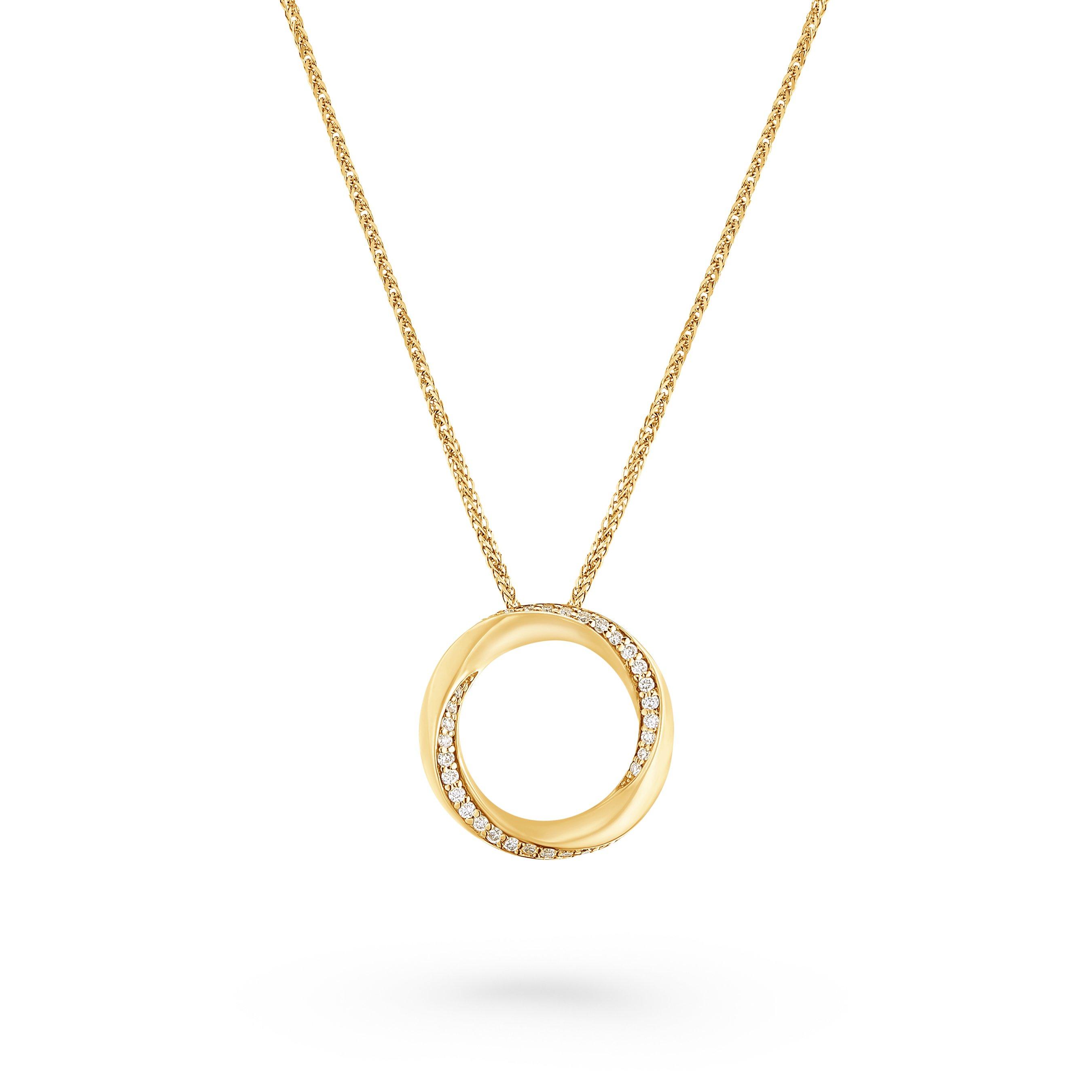 Loupe Loupe Spyra Diamond Pendant in 18ct Yellow Gold