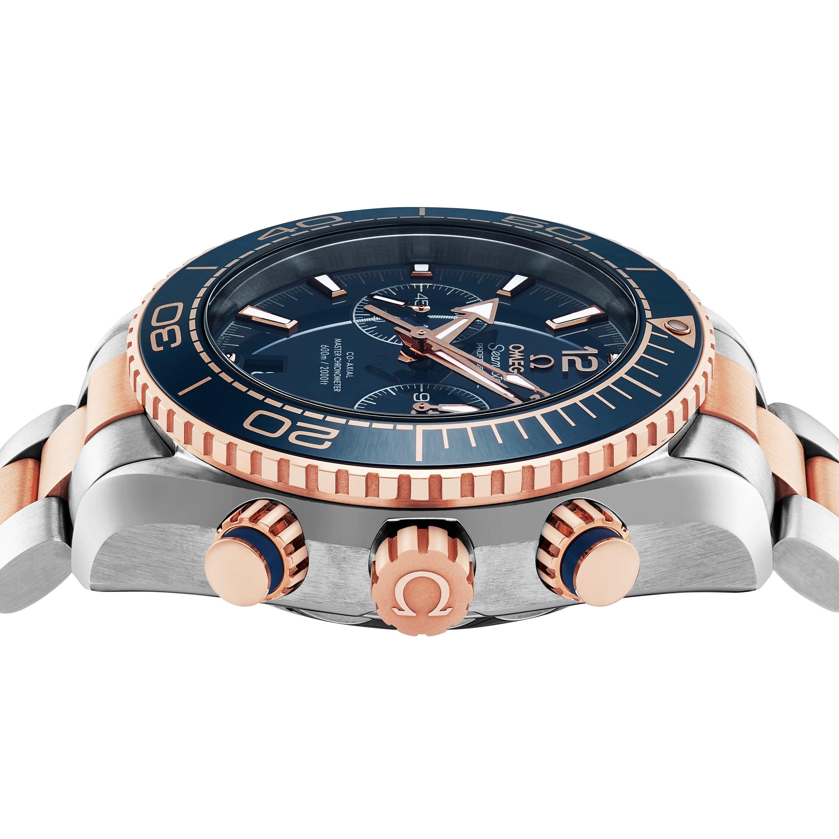 Seamaster Planet Ocean 600m Co Axial Master Chronometer Chronograph Stainless Steel and 18ct Sedna Gold Men s Watch