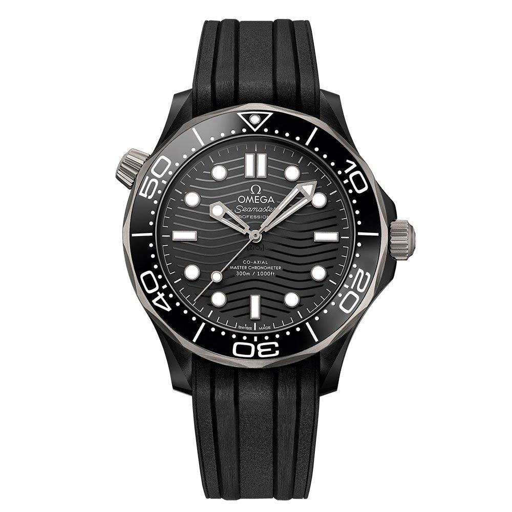OMEGA Seamaster Diver 300m Co Axial Master Chronometer Ceramic Men s Watch 44 mm Black Dial 210.92.44.20.01.001 Loupe