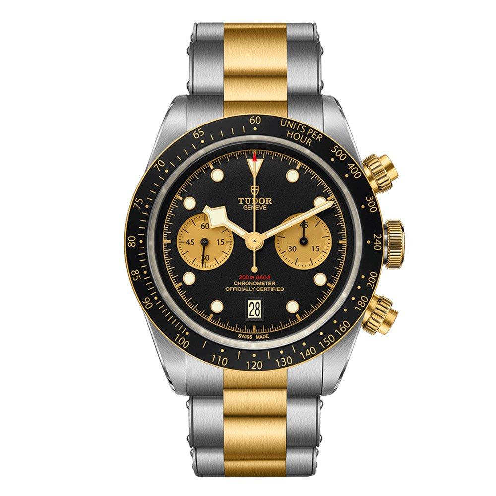 TUDOR Black Bay Chronograph Stainless Steel and Gold Men’s Watch