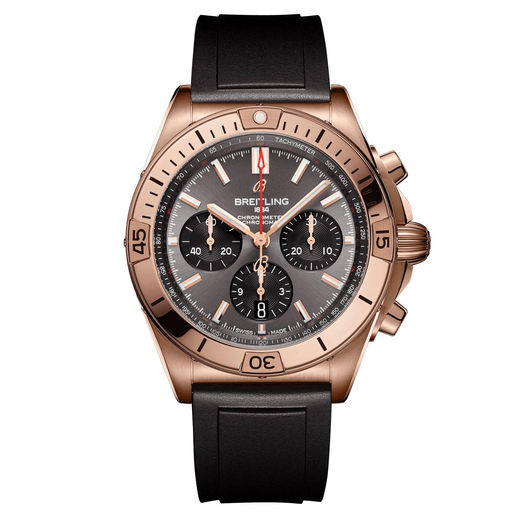 Breitling Chronomat B01 42 Chronograph 18ct Red Gold Men’s Watch