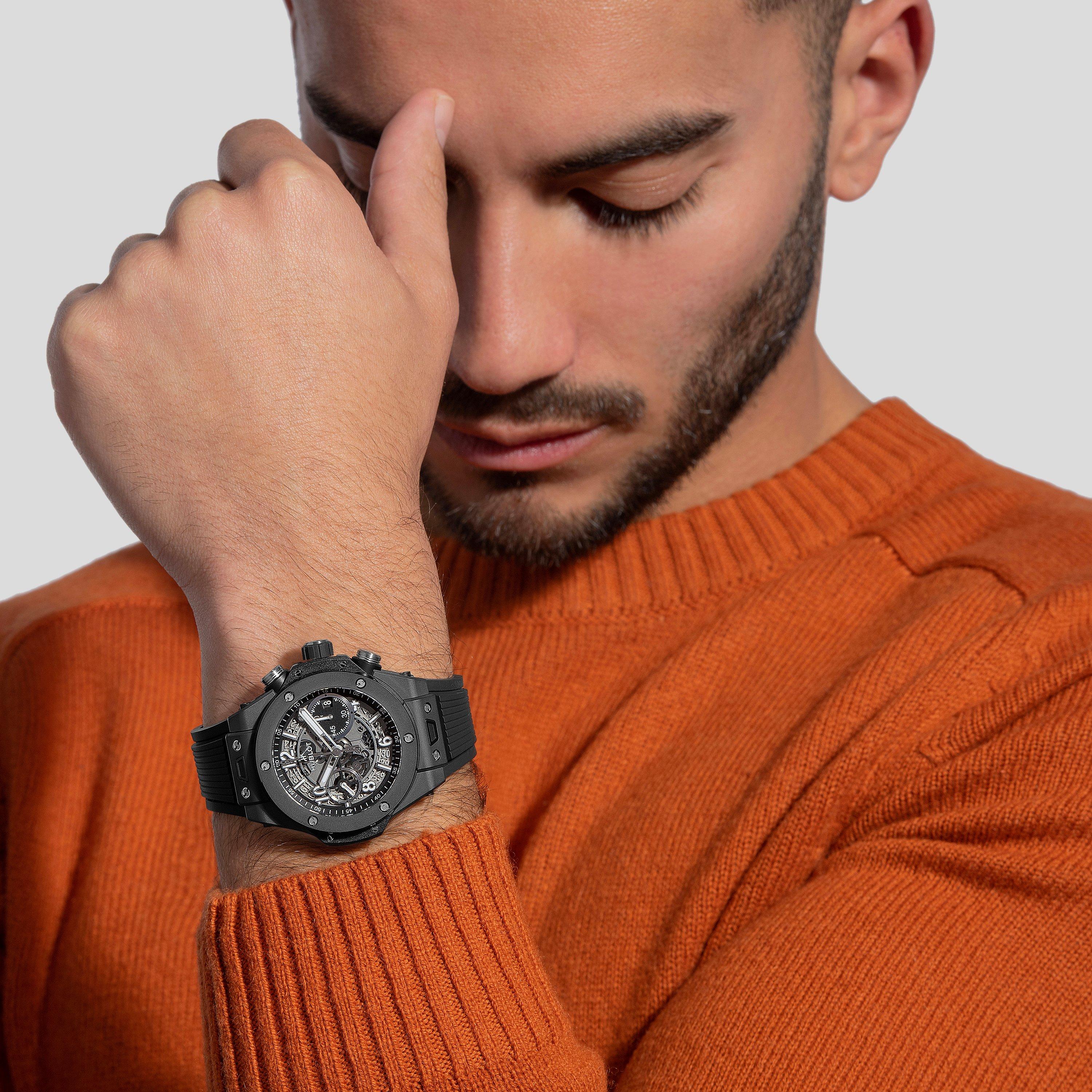 Hublot Big Bang Unico Black Magic 42mm Ceramic Automatic Watch 441