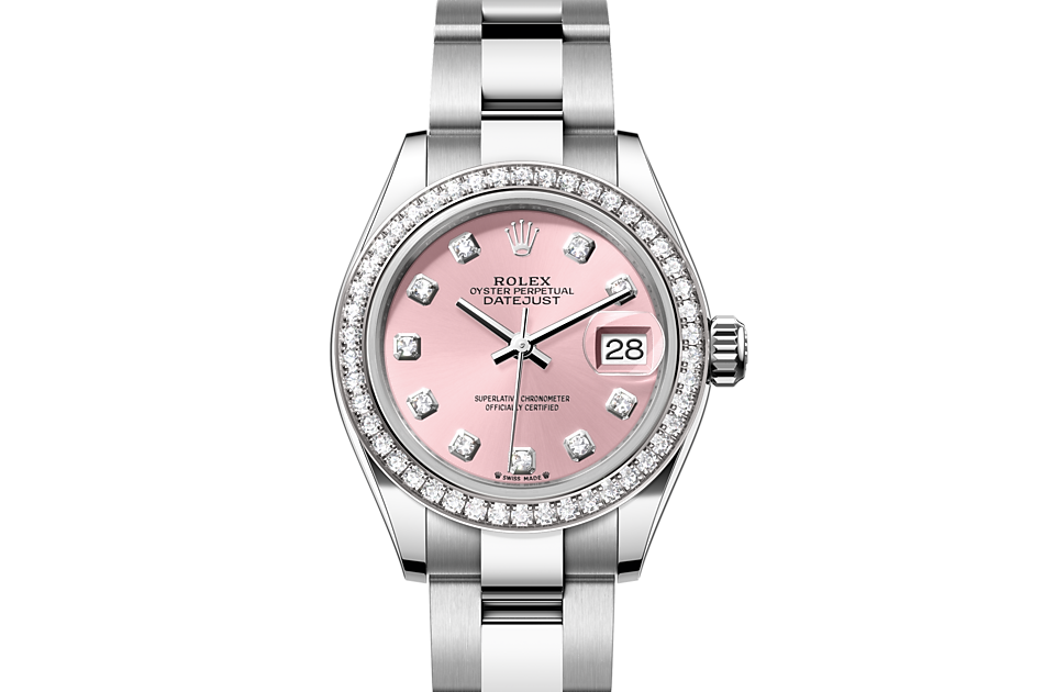 Rolex Lady-Datejust | 28 mm, Pink Dial | M279384RBR-0004 | Loupe