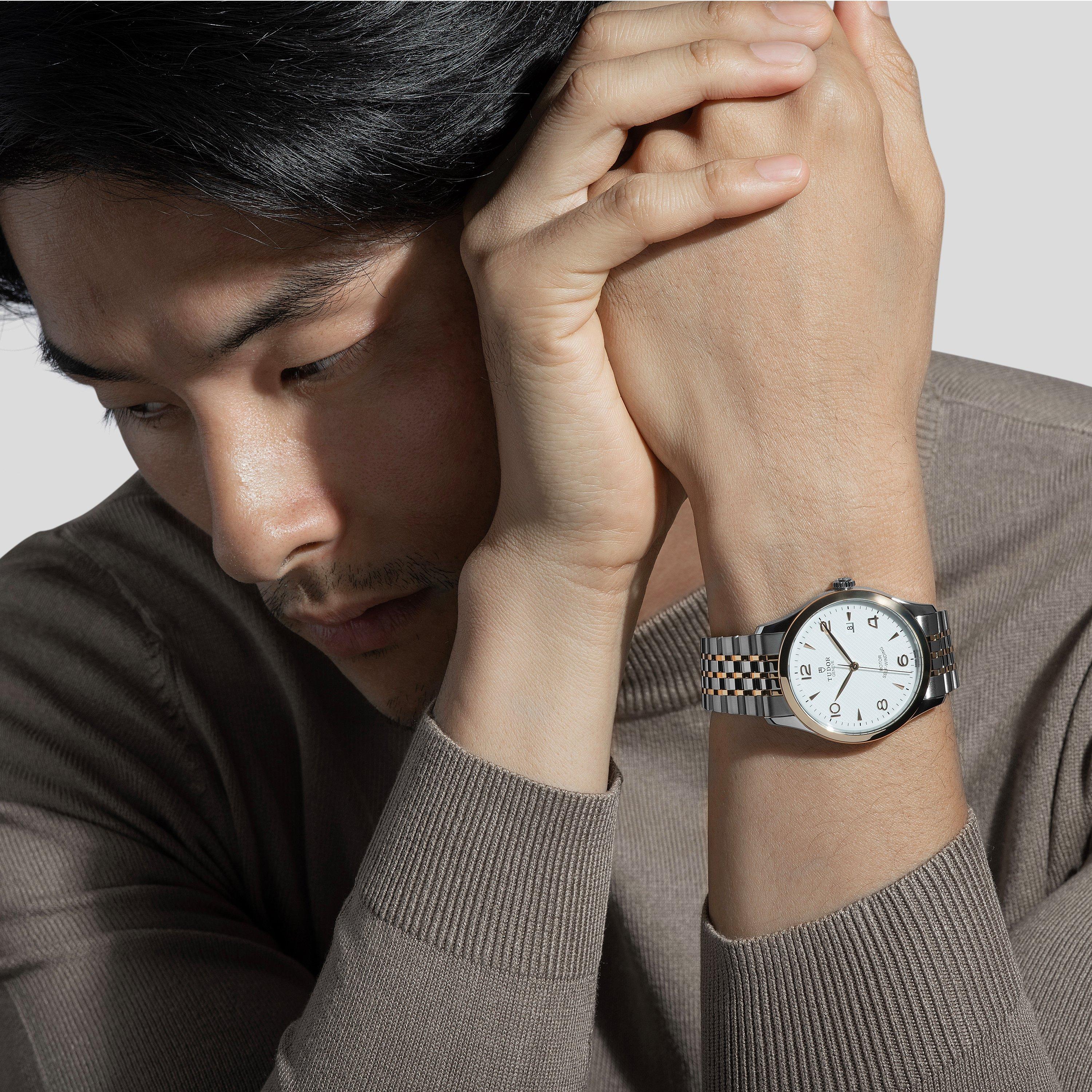 TUDOR 1926 41mm Stainless Steel and Rose Gold Automatic Men's