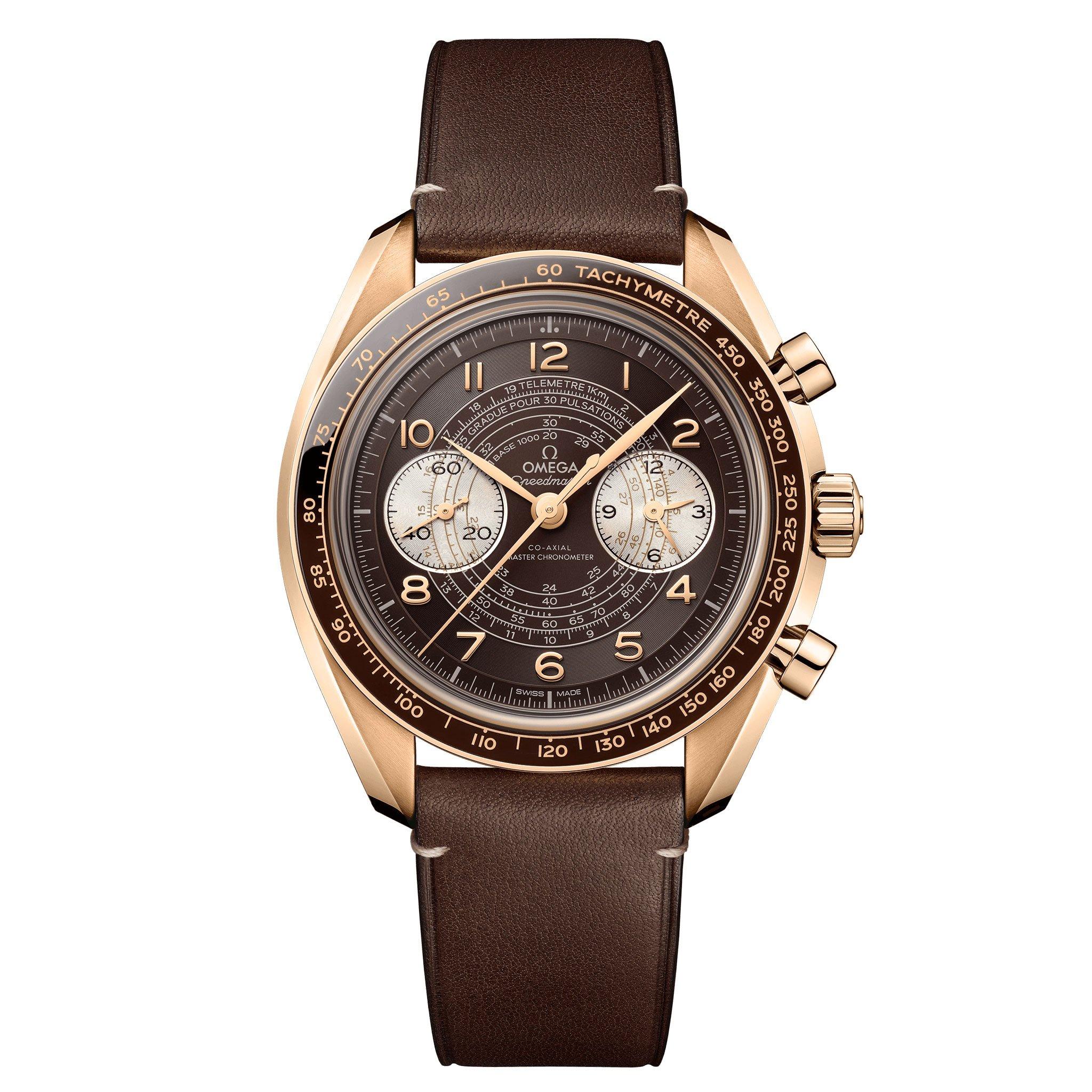 Omega speedmaster chronograph on sale gold