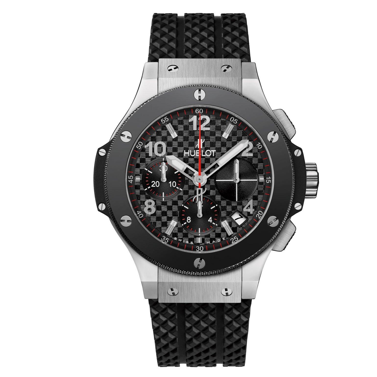 Hublot Big Bang Original Steel Ceramic Watch 41 mm Black Dial