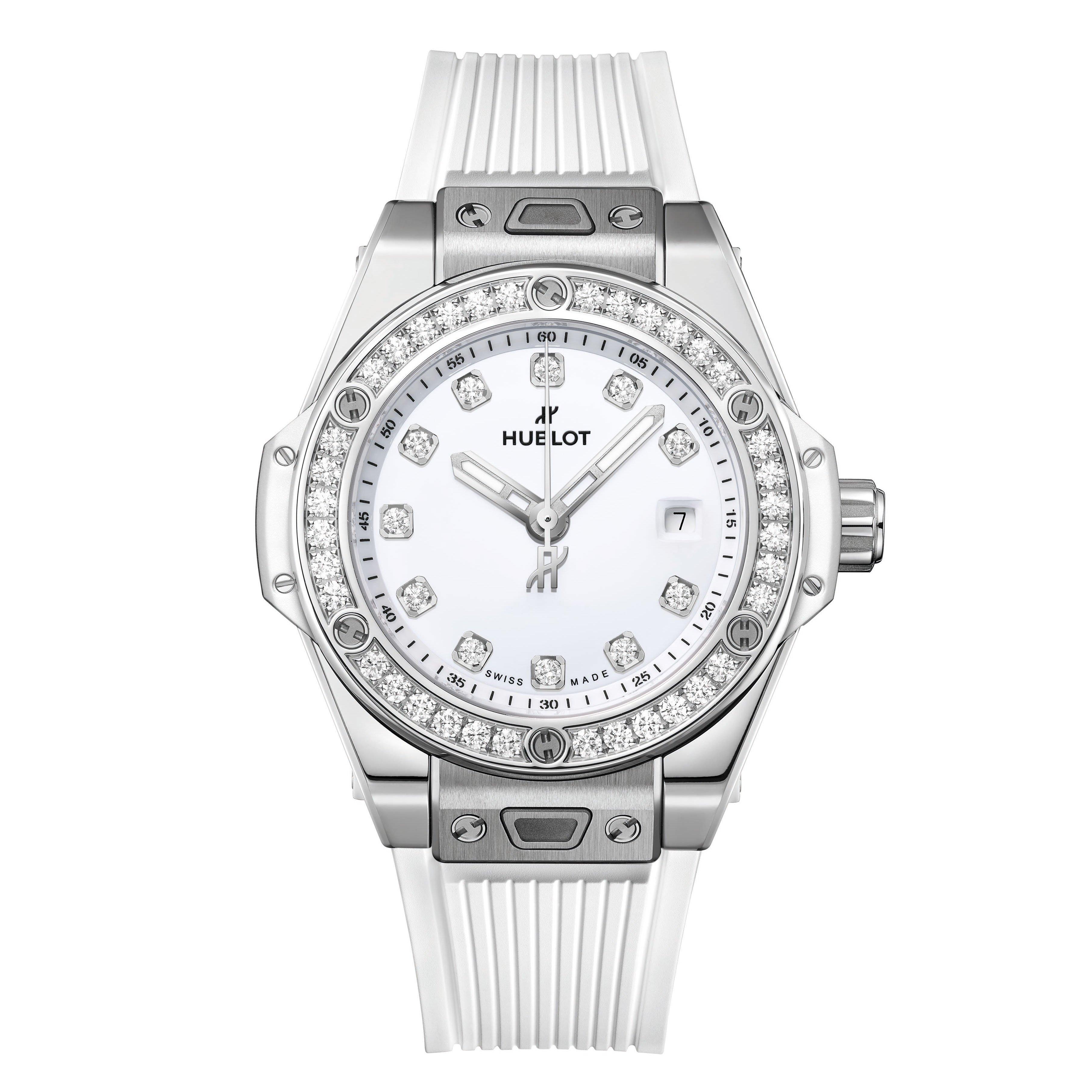 Big Bang One Click Stainless Steel Diamond Automatic Watch