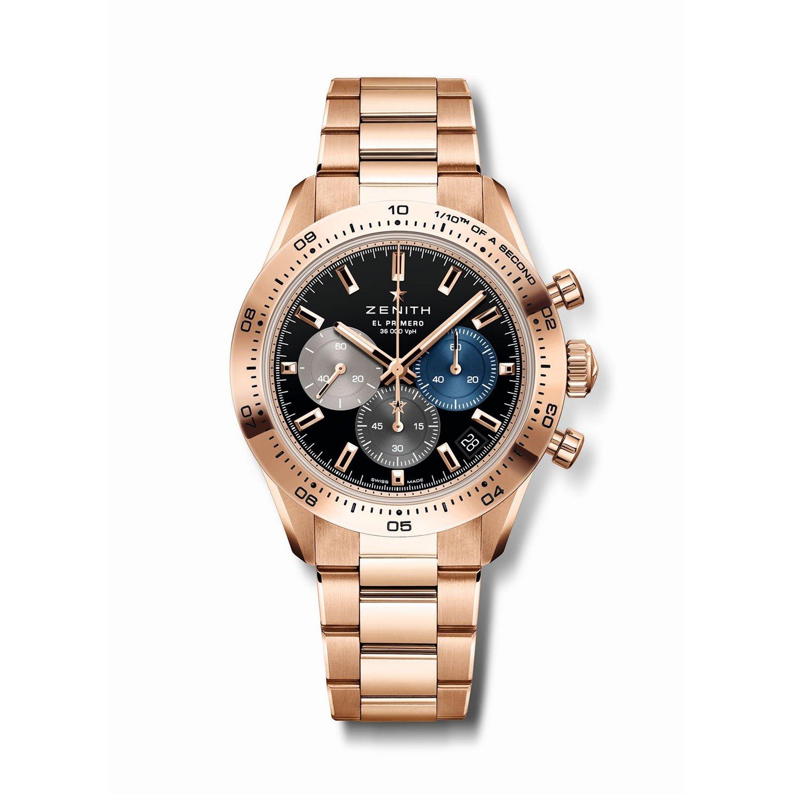 ZENITH Chronomaster Sport 18ct Rose Gold and Stainless Steel Chronograph Automatic Watch