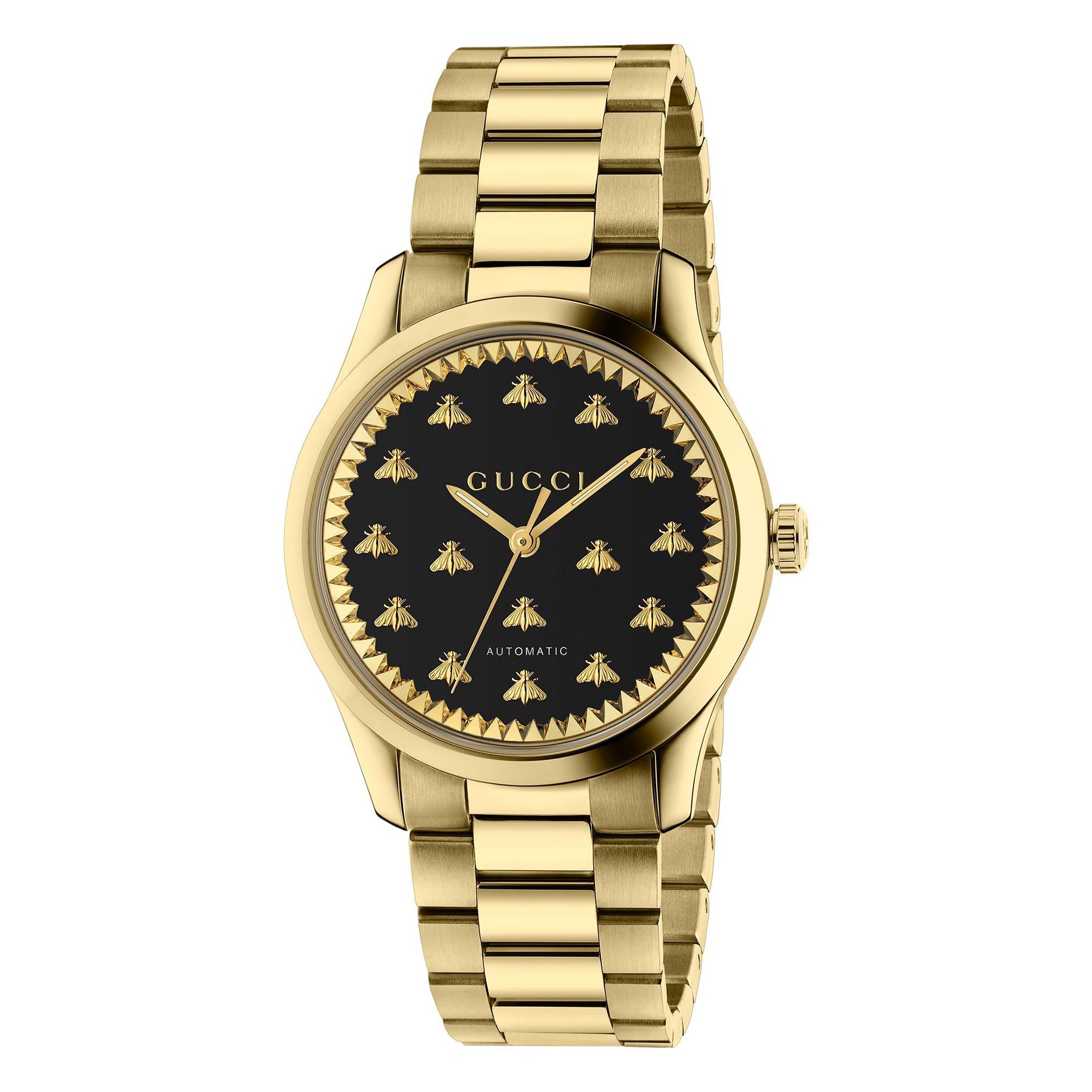 Gucci G Timeless 18ct Yellow Gold Automatic Ladies Watch