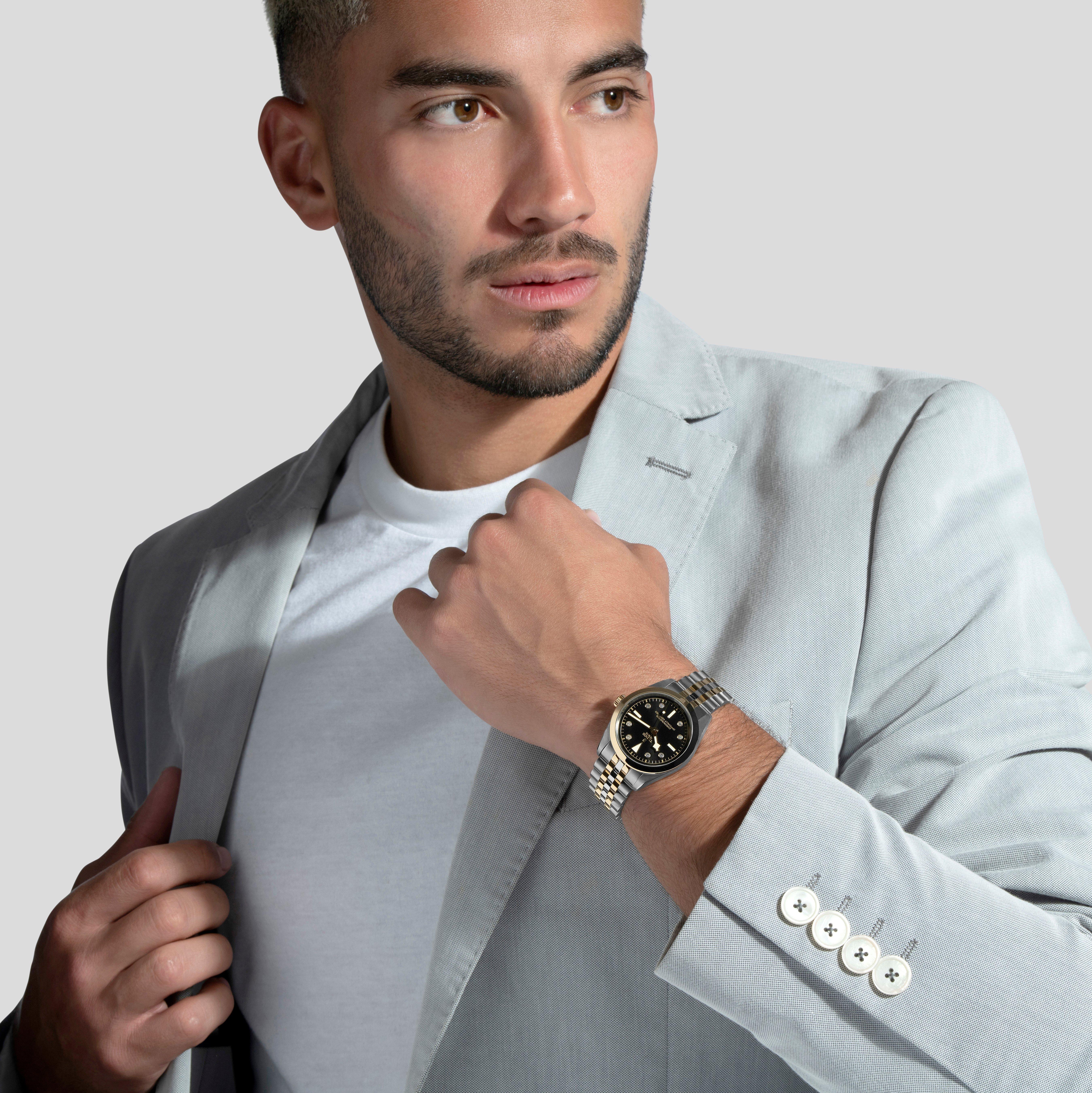 Tudor Black Bay Stainless Steel, Yellow Gold and Diamond Automatic  