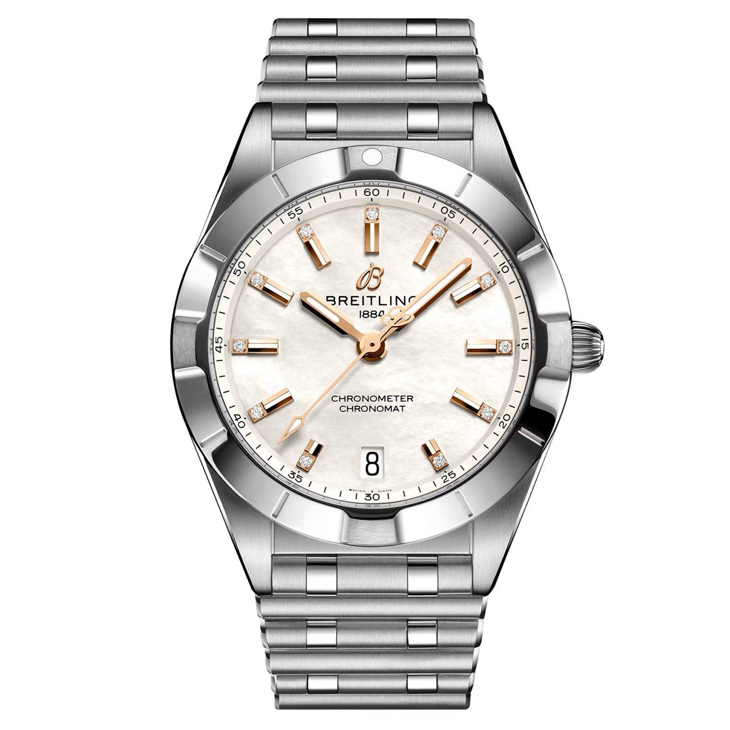 Breitling Chronomat 32mm Diamond Mother of pearl Ladies Watch