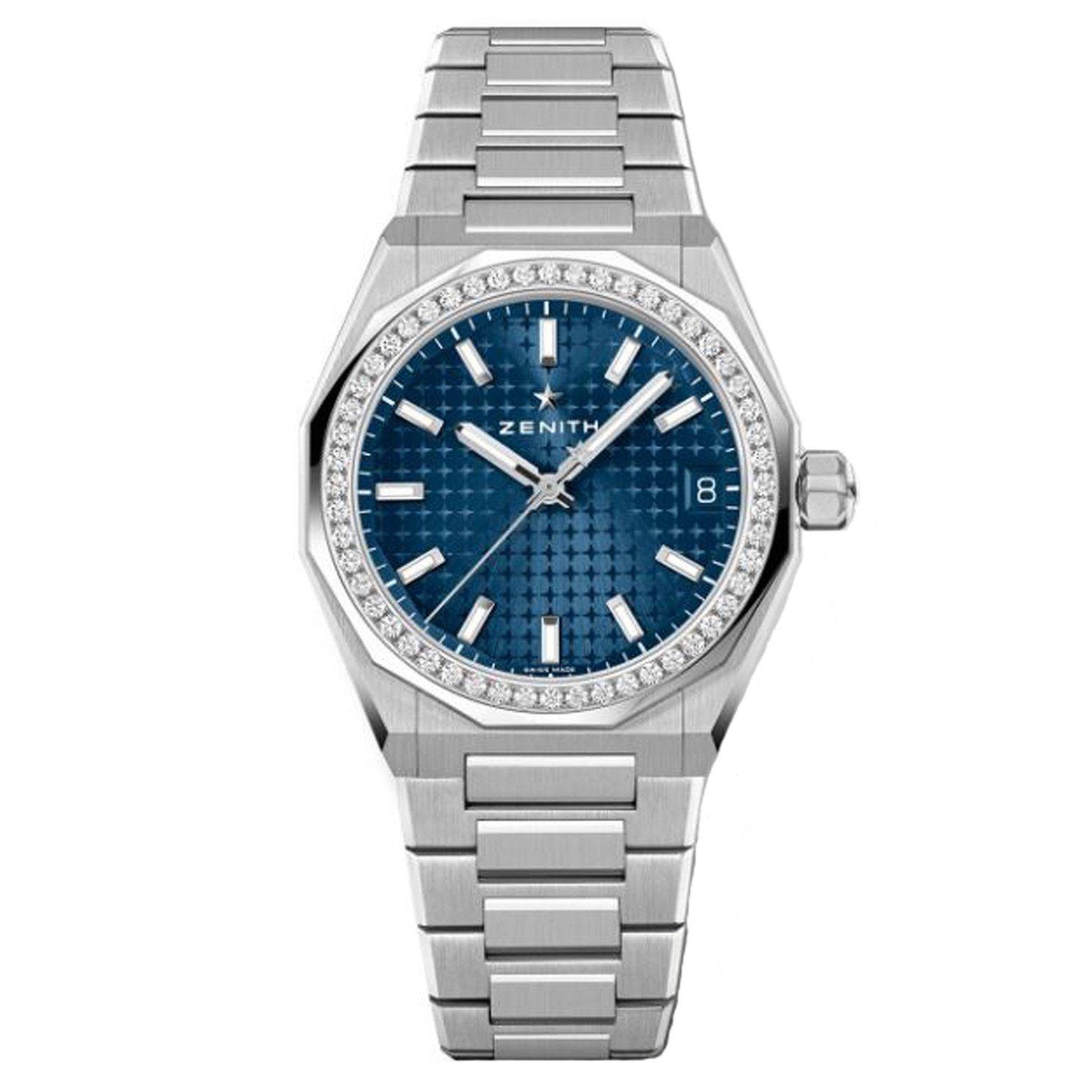 Defy Skyline Automatic Stainless Steel Diamond Watch