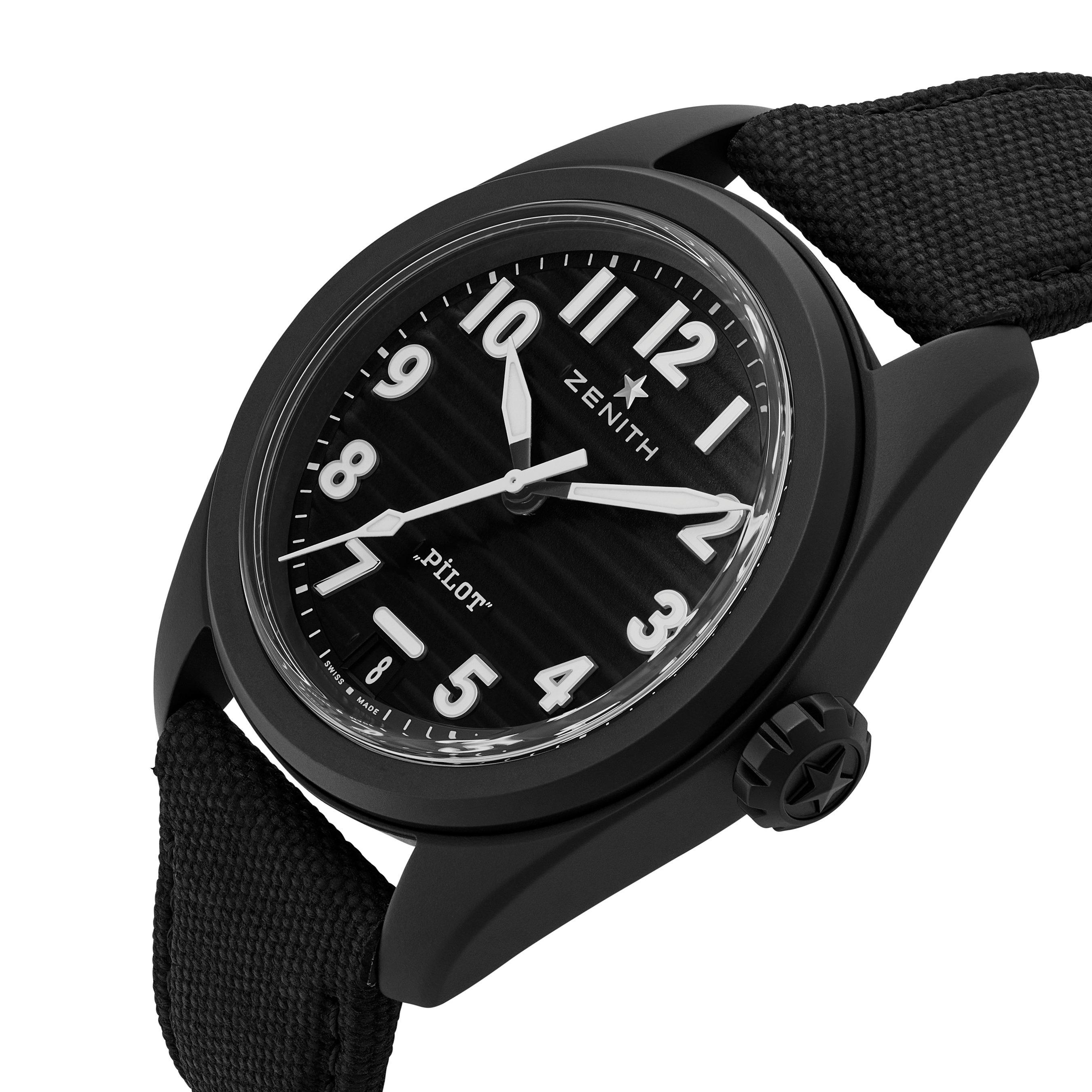 ZENITH Pilot Automatic 40mm Ceramic Watch 49.4000.3620/21.I001
