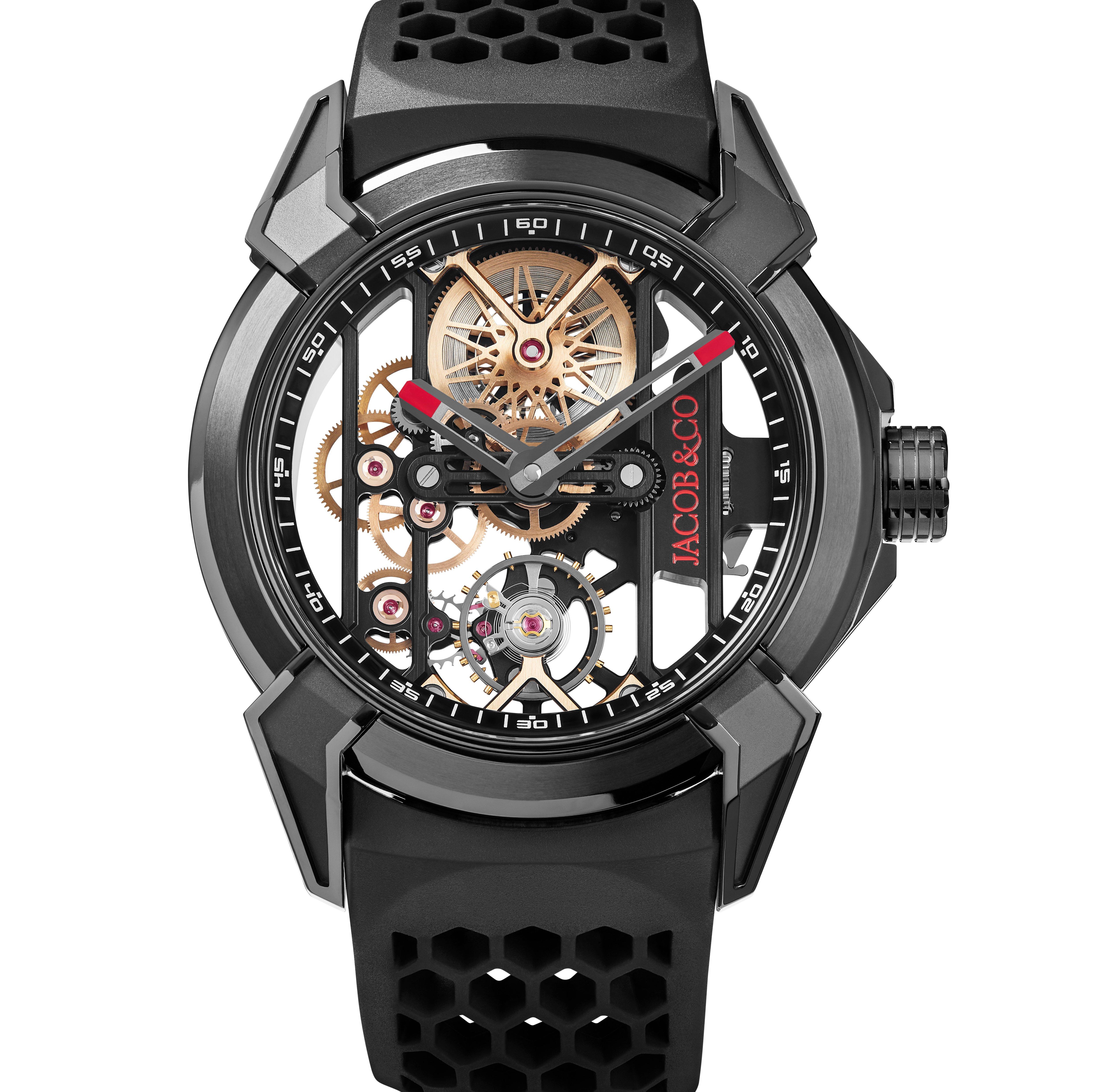 Jacob & Co. Epic X Skeleton 44mm Titanium Men's Watch