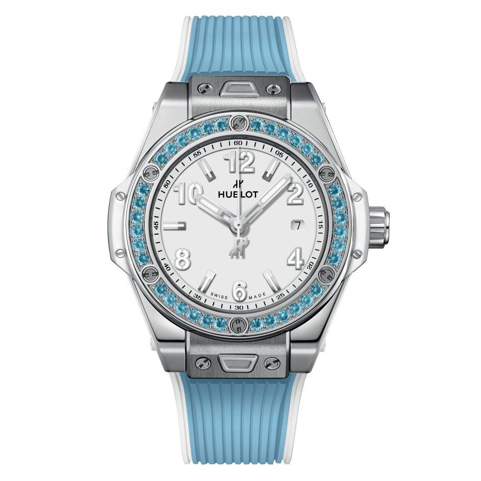 Hublot Big Bang One Click Joyful 33mm Blue Topaz Automatic Watch