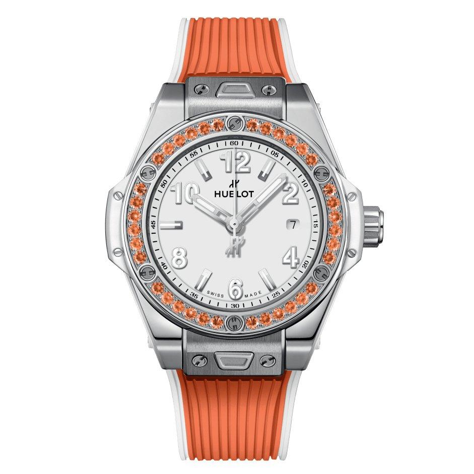 Hublot Big Bang One Click Joyful 33mm Orange Sapphire Automatic Watch