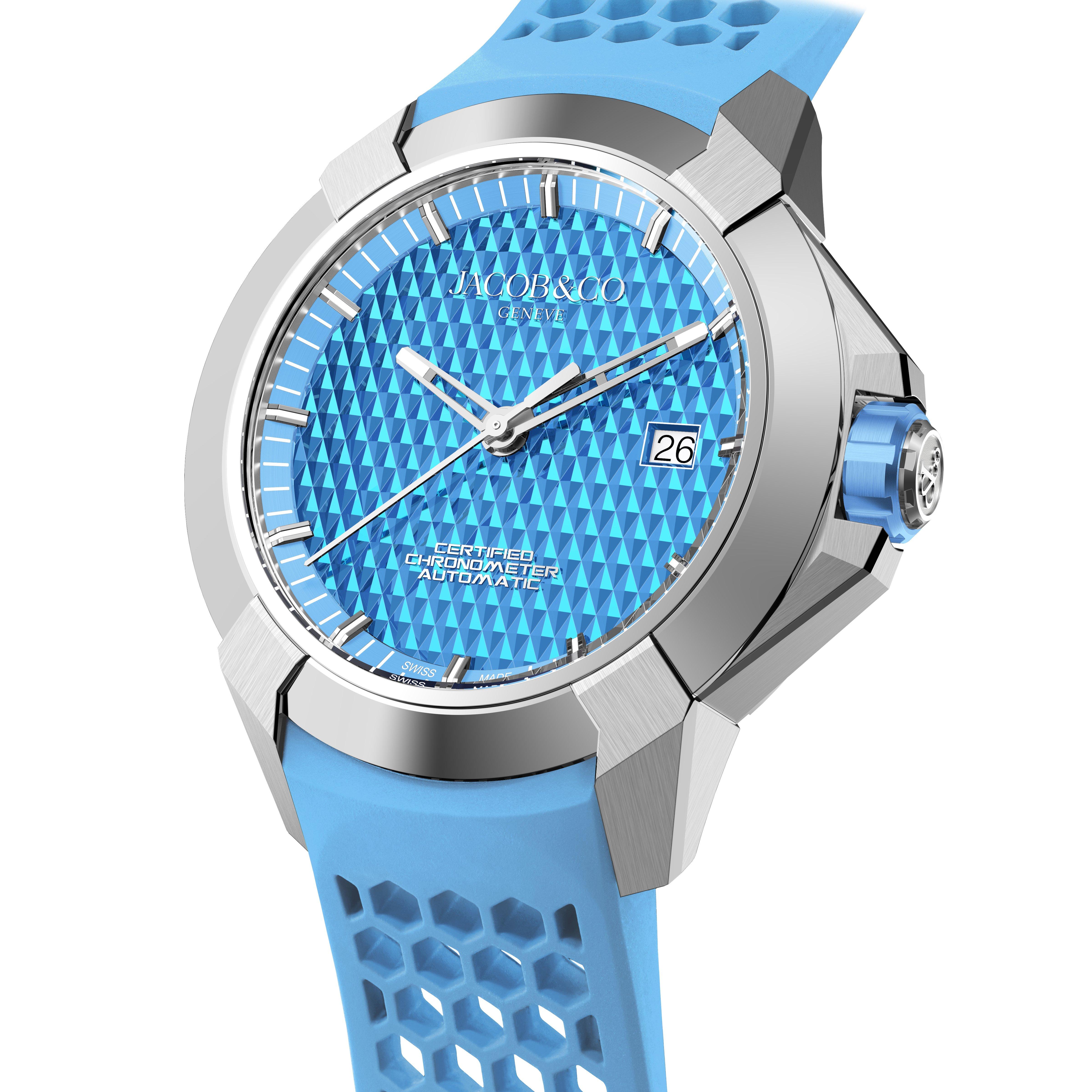 Jacob & Co. Epic X Sport Sky Blue Stainless Steel Automatic Men’s Watch