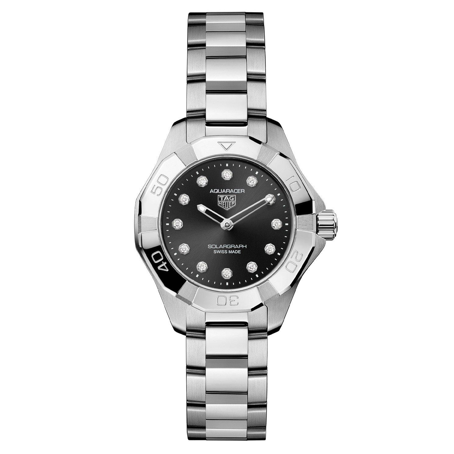 TAG Heuer Aquaracer Proffesional 100 28mm Solargraph Ladies Watch