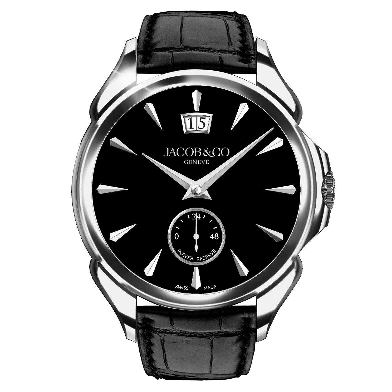 Jacob & Co. Palatial 42mm Black Oynx Automatic Men's Watch