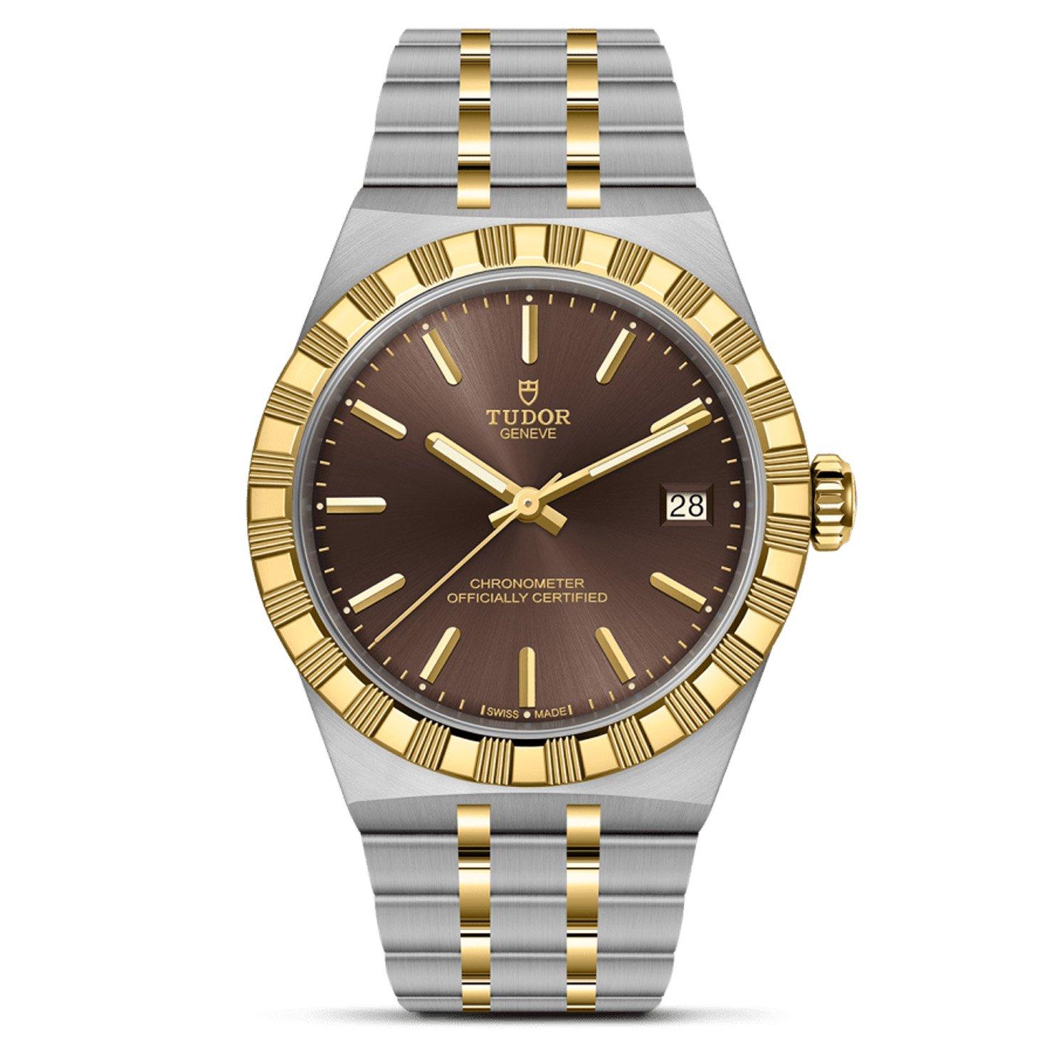 TUDOR Royal 36mm Stainless Steel and Yellow Gold Watch
