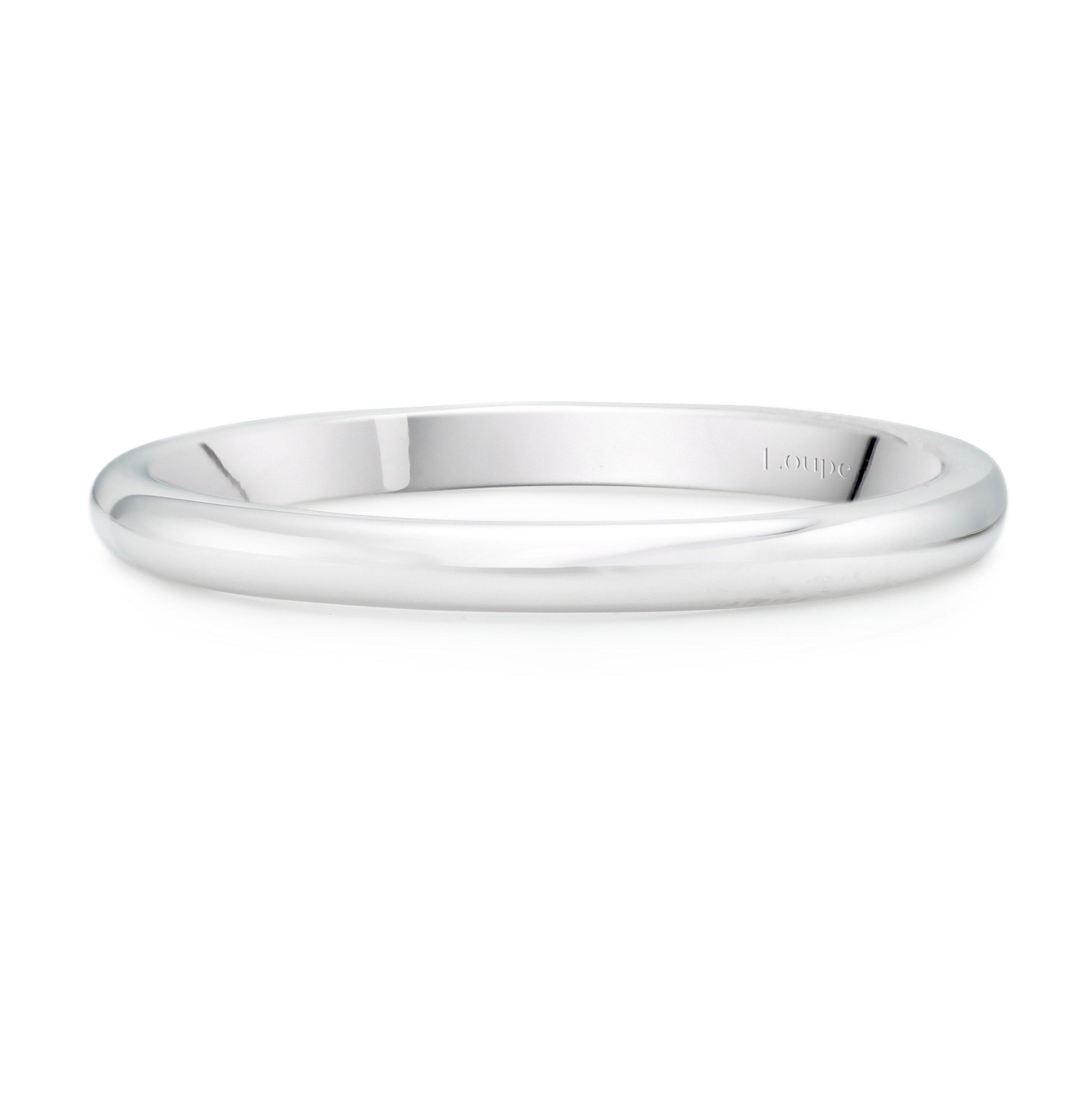 Loupe Celeste Wedding Ring in Platinum